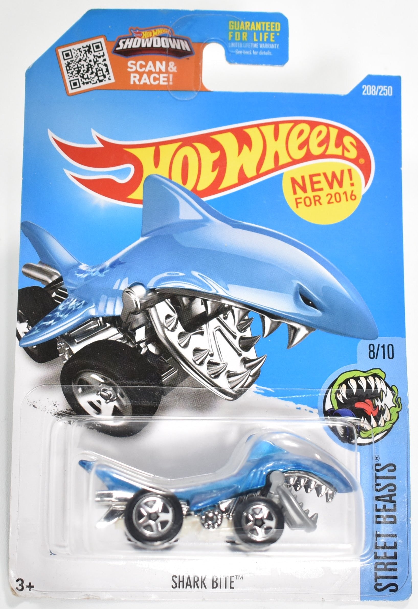 Shark Bite 208 Street Beasts Hot Wheels die cast car