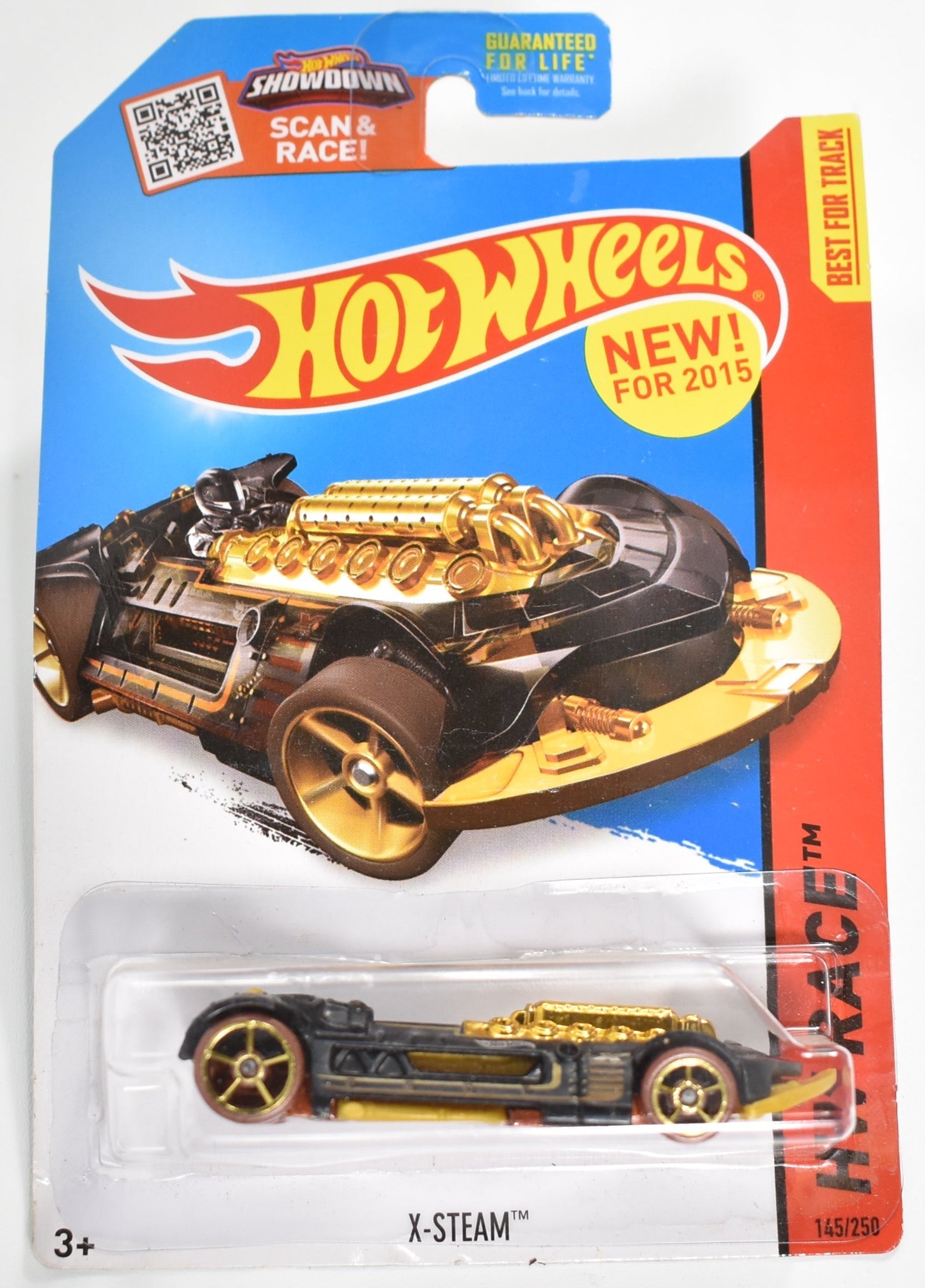 X Steam 145 Hot Wheels die cast car