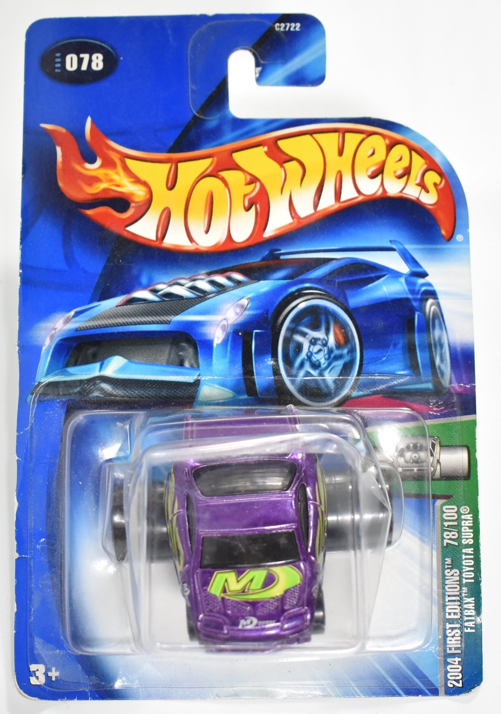 Toyota Supra Fatbax 78 Hot Wheels car