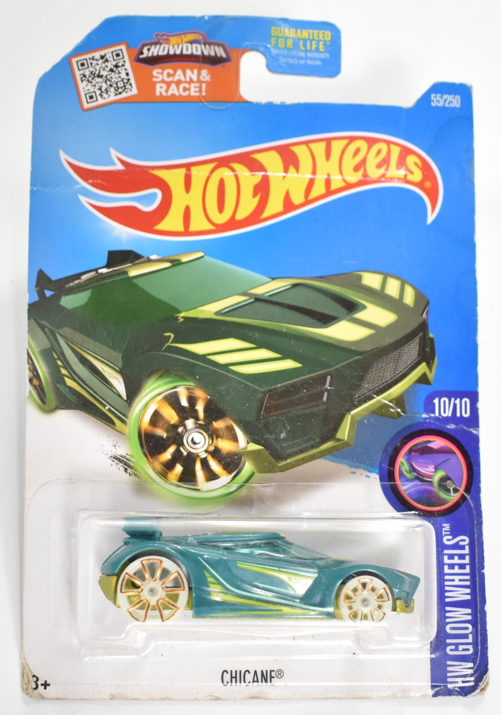 Hot Wheels Chicane Hw Glow Wheels 55 Hot Wheels car