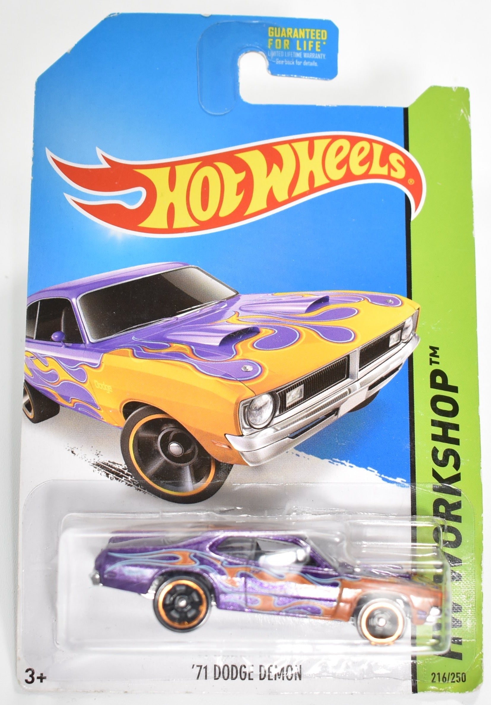 Hot Wheels 71 Dodge Demon 216 Hot Wheels car Mattel Die Cast Car