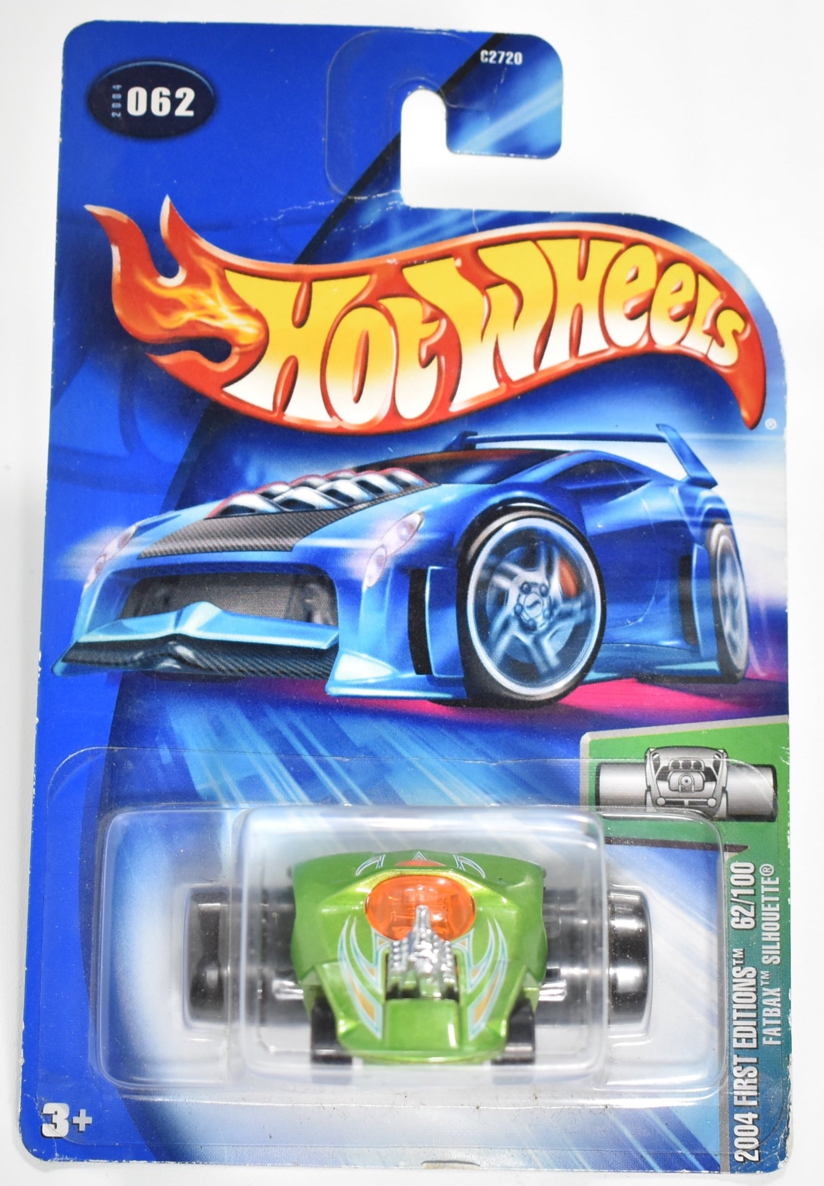 Hot Wheels Fatbax Silhouette 62 First Edition Hot Wheels car Mattel