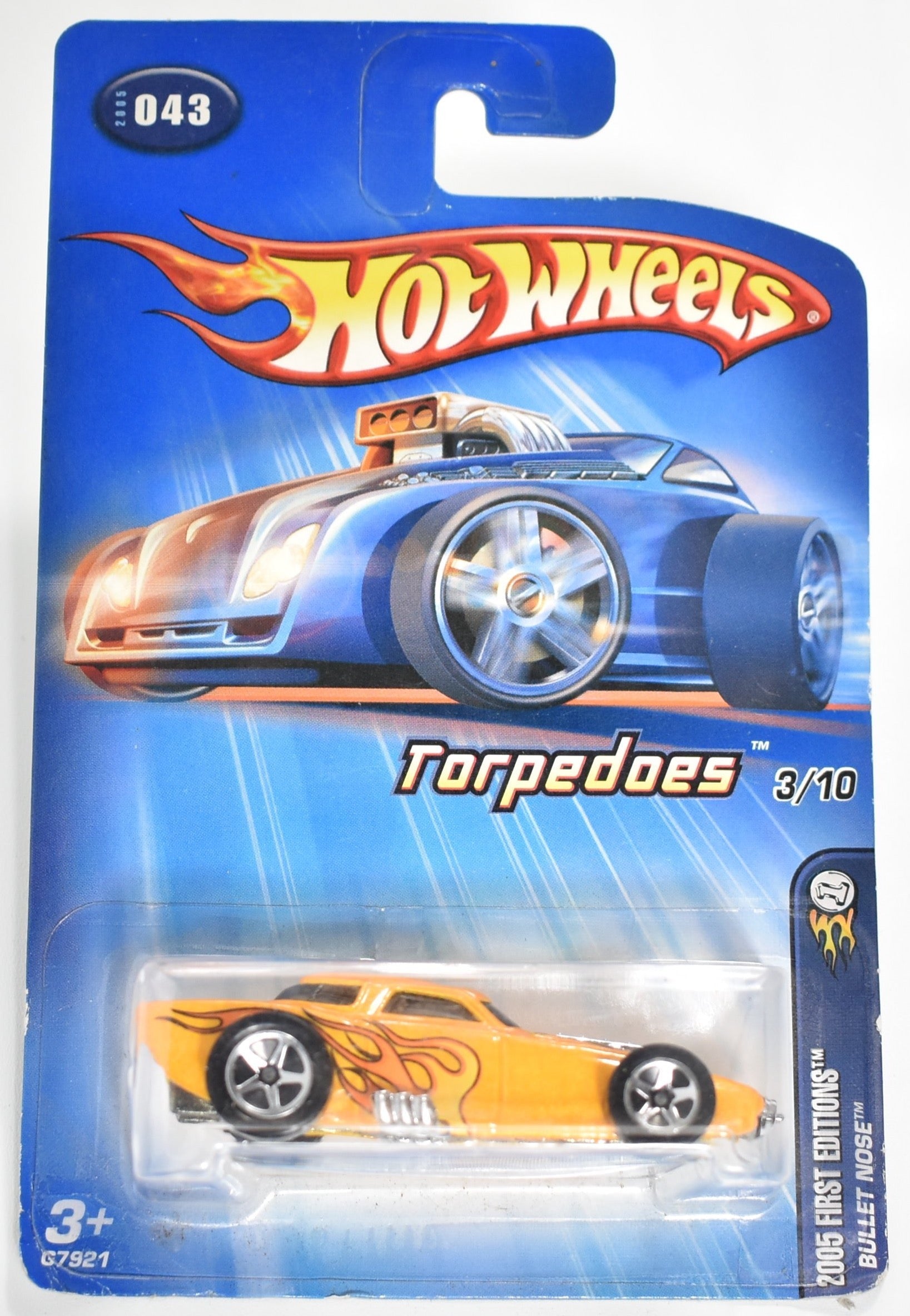 Hot Wheels car Bullet Nose 2005 First Edition Torpedoes 3 of 10
