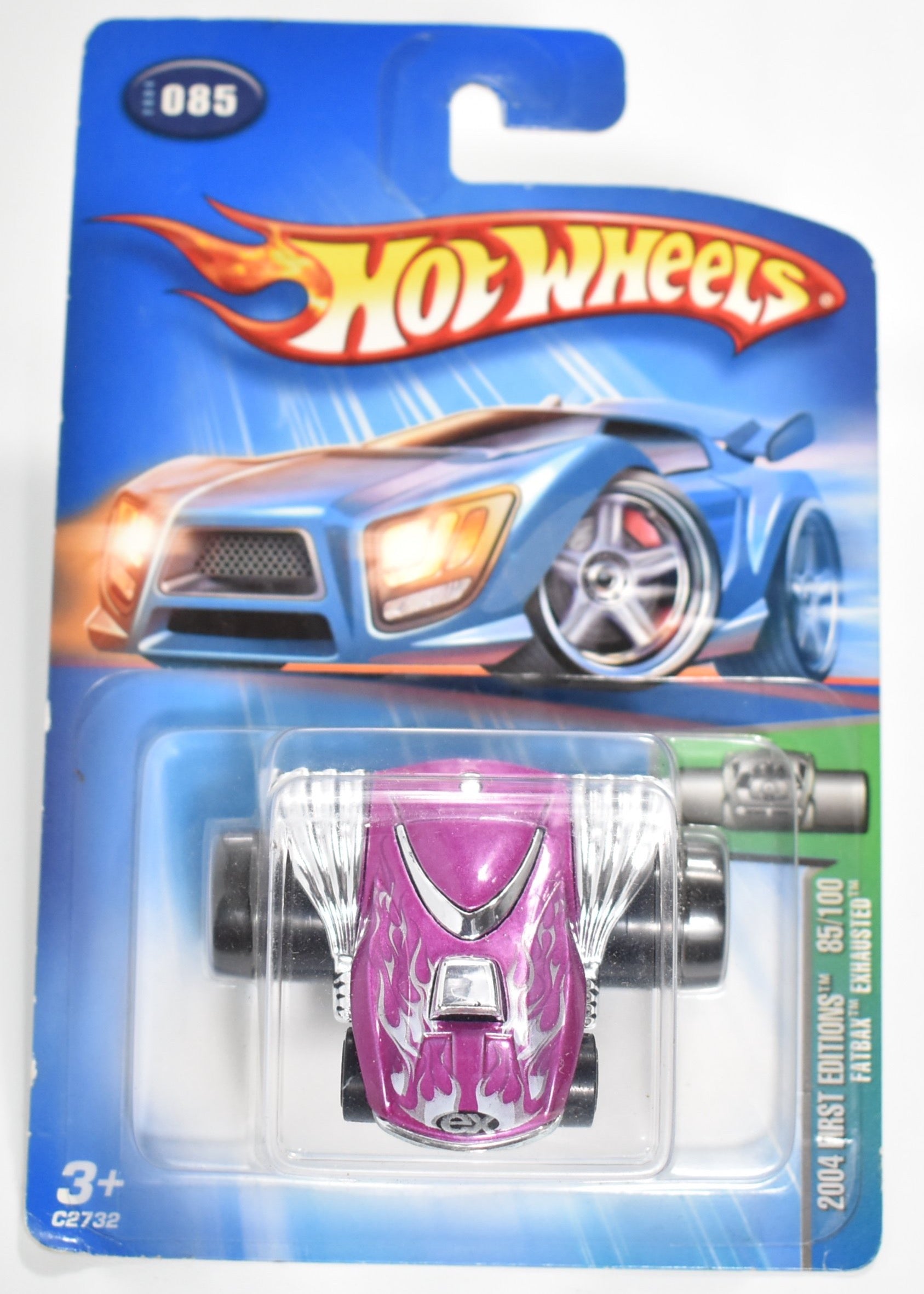 Hot Wheels car Exhausted 85 Fatbax