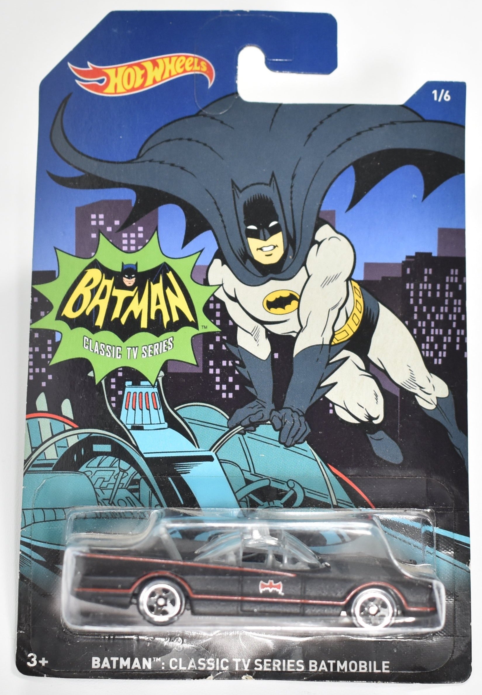 Batman Classic Tv Series Batmobile 1 of 6 Hot Wheels die cast car