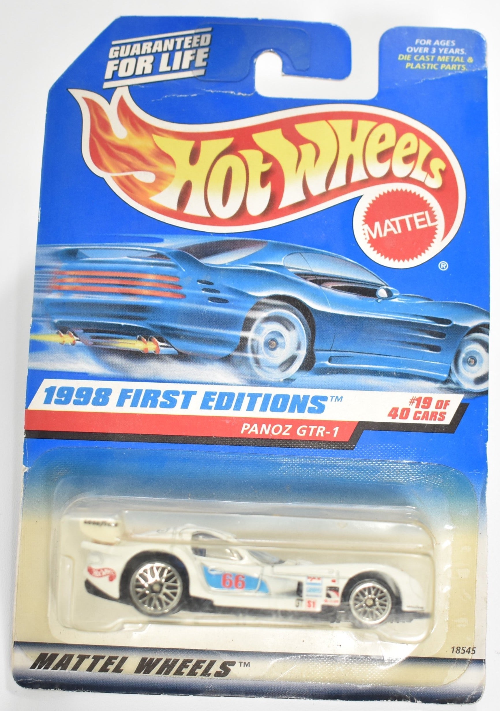Hot Wheels die cast car Panoz GTR 19 of 40 Mattel 1997