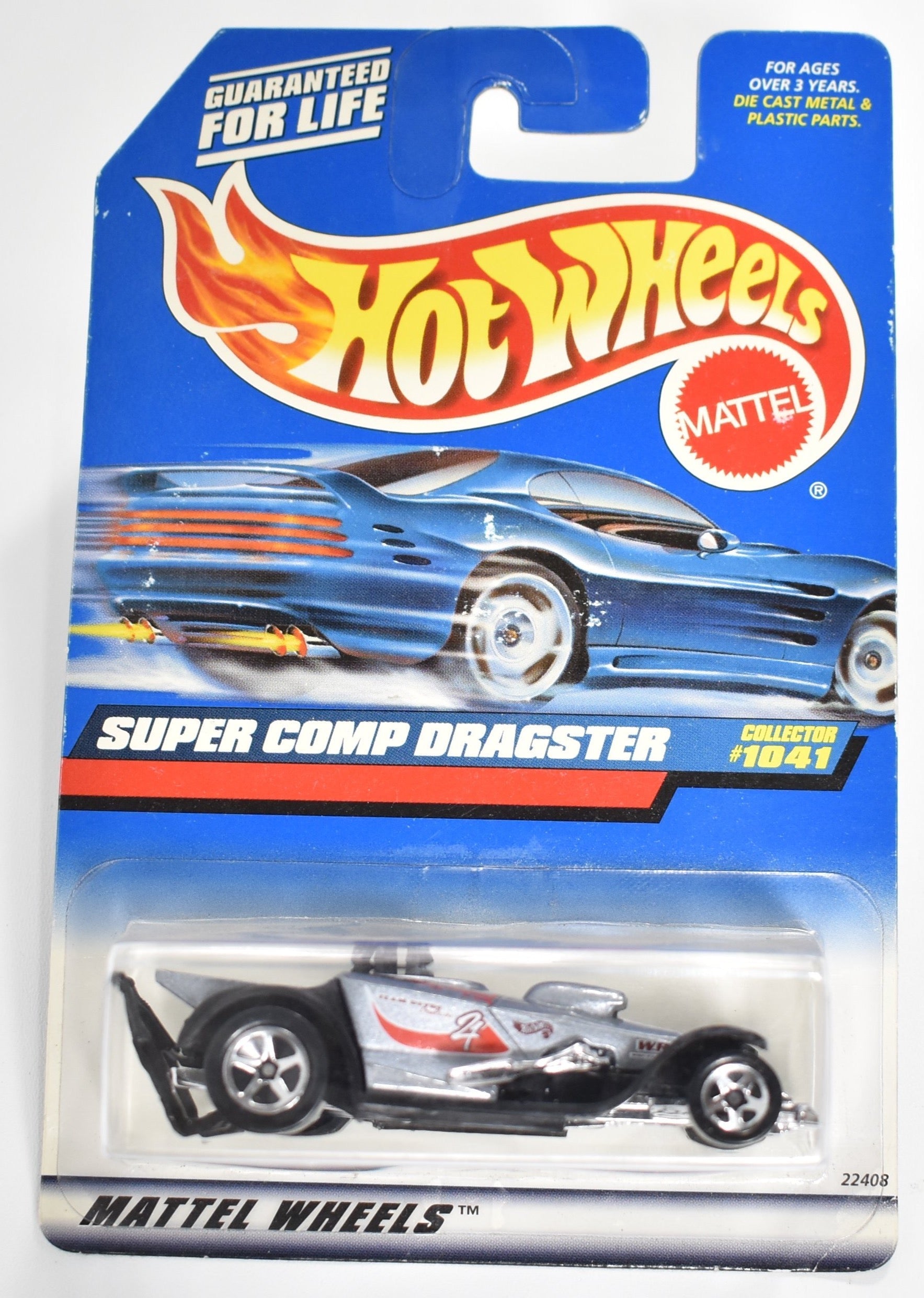 Hot Wheels diecast car Super Comp Dragster 1041 1998 First Edition NEW