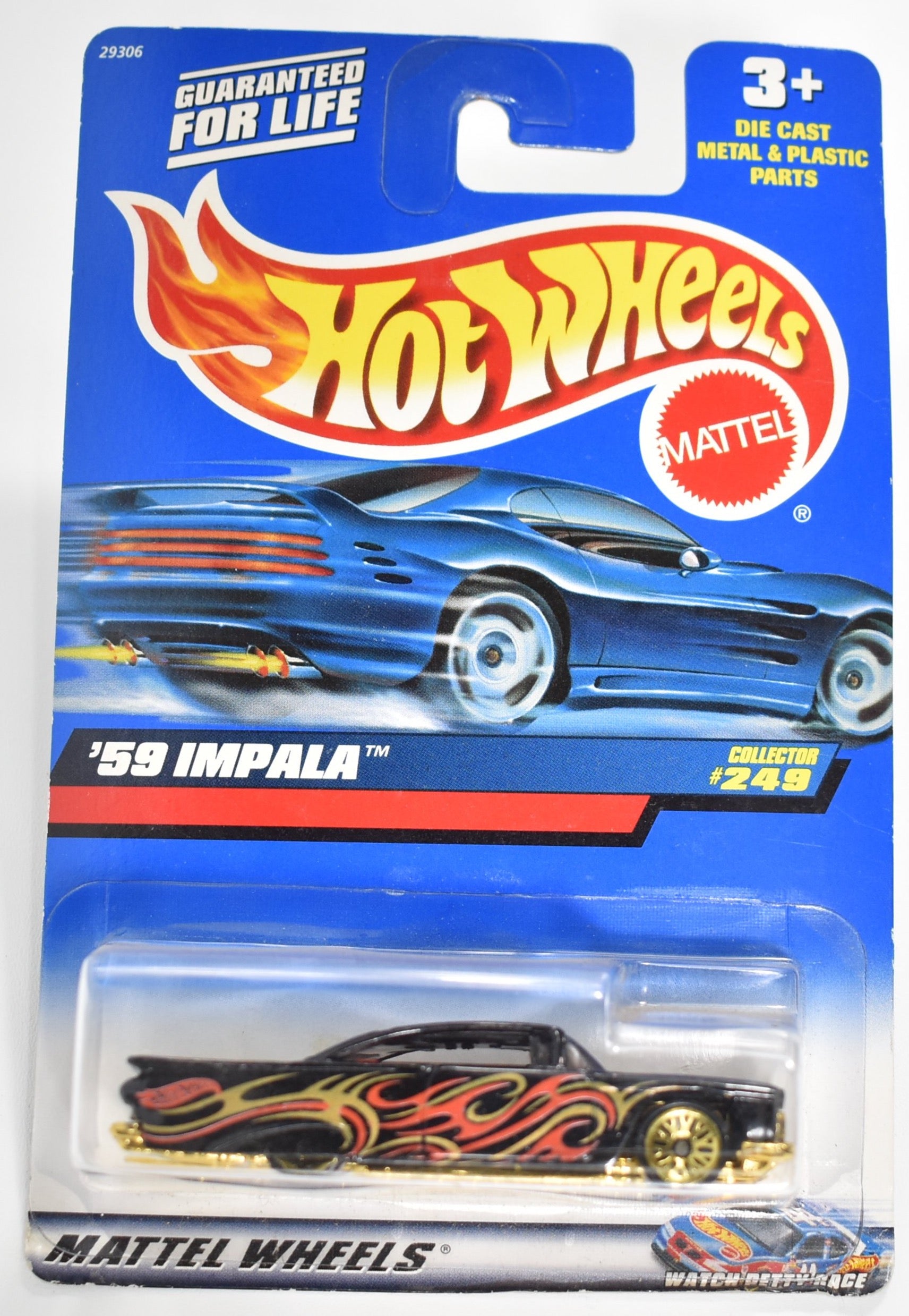 Hot Wheels die cast car 59 Impala 249 Mattel 1999