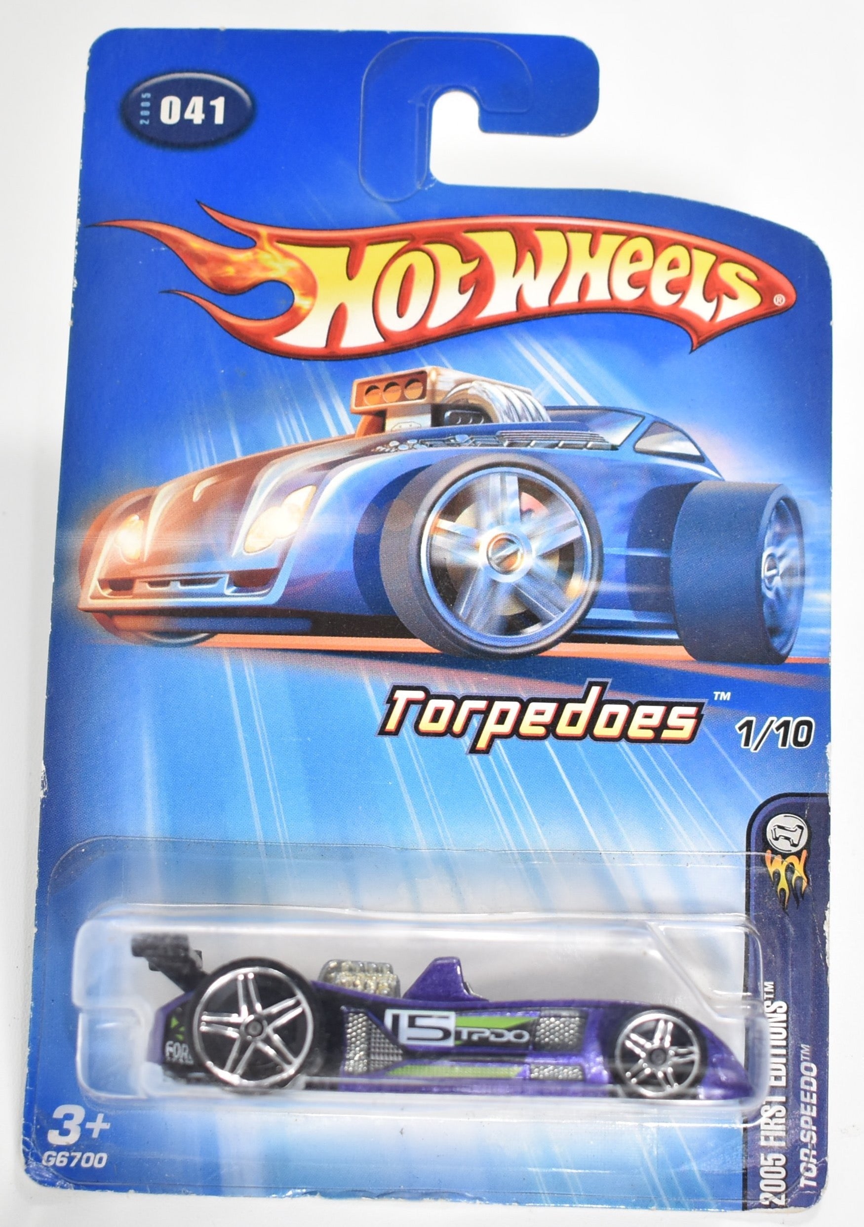 Hot Wheels car Tor Speed 1/10 Torpedoes 041 2005 First Edition