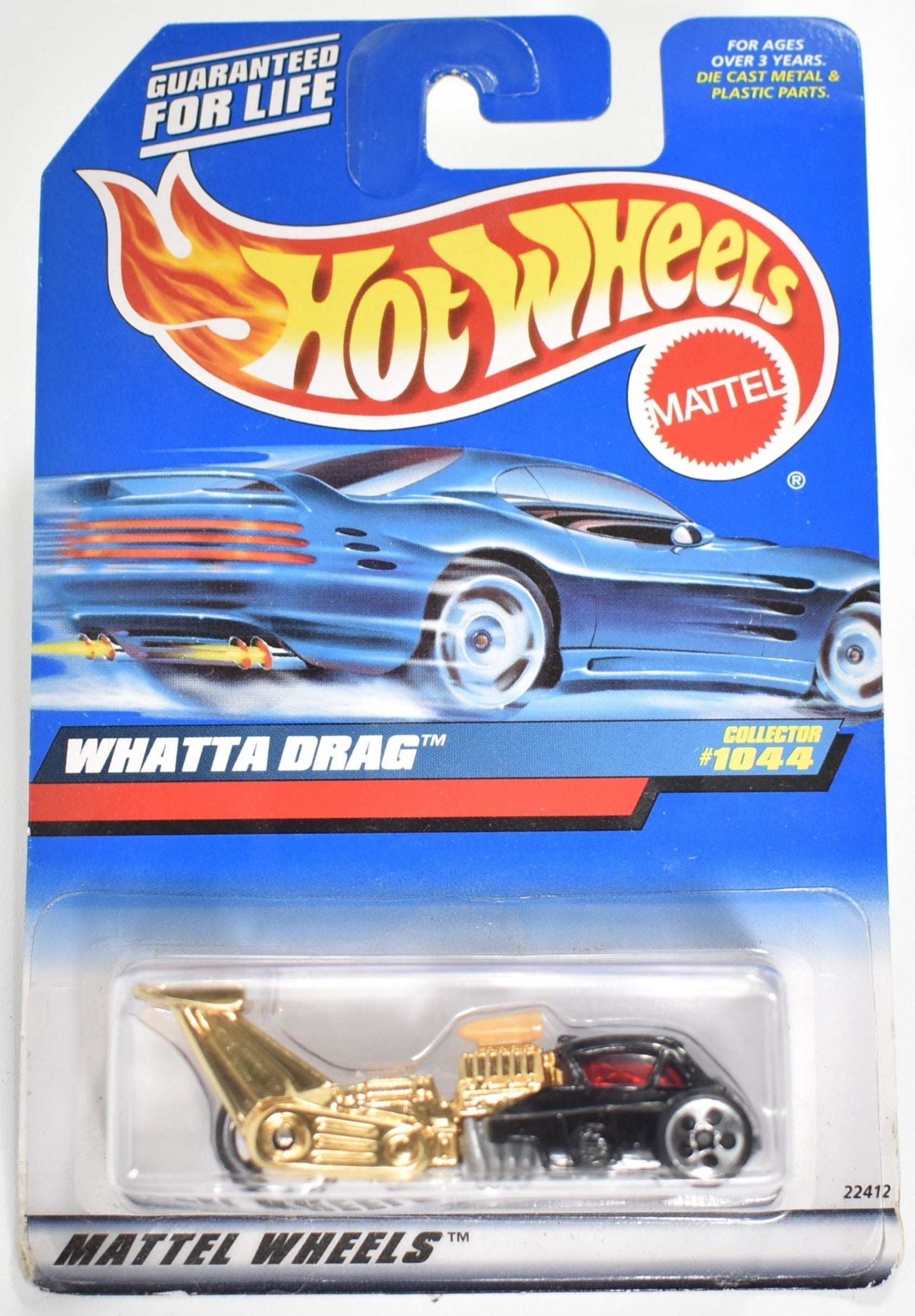 Hot Wheels diecast car Whatta Drag 1044 Black NEW
