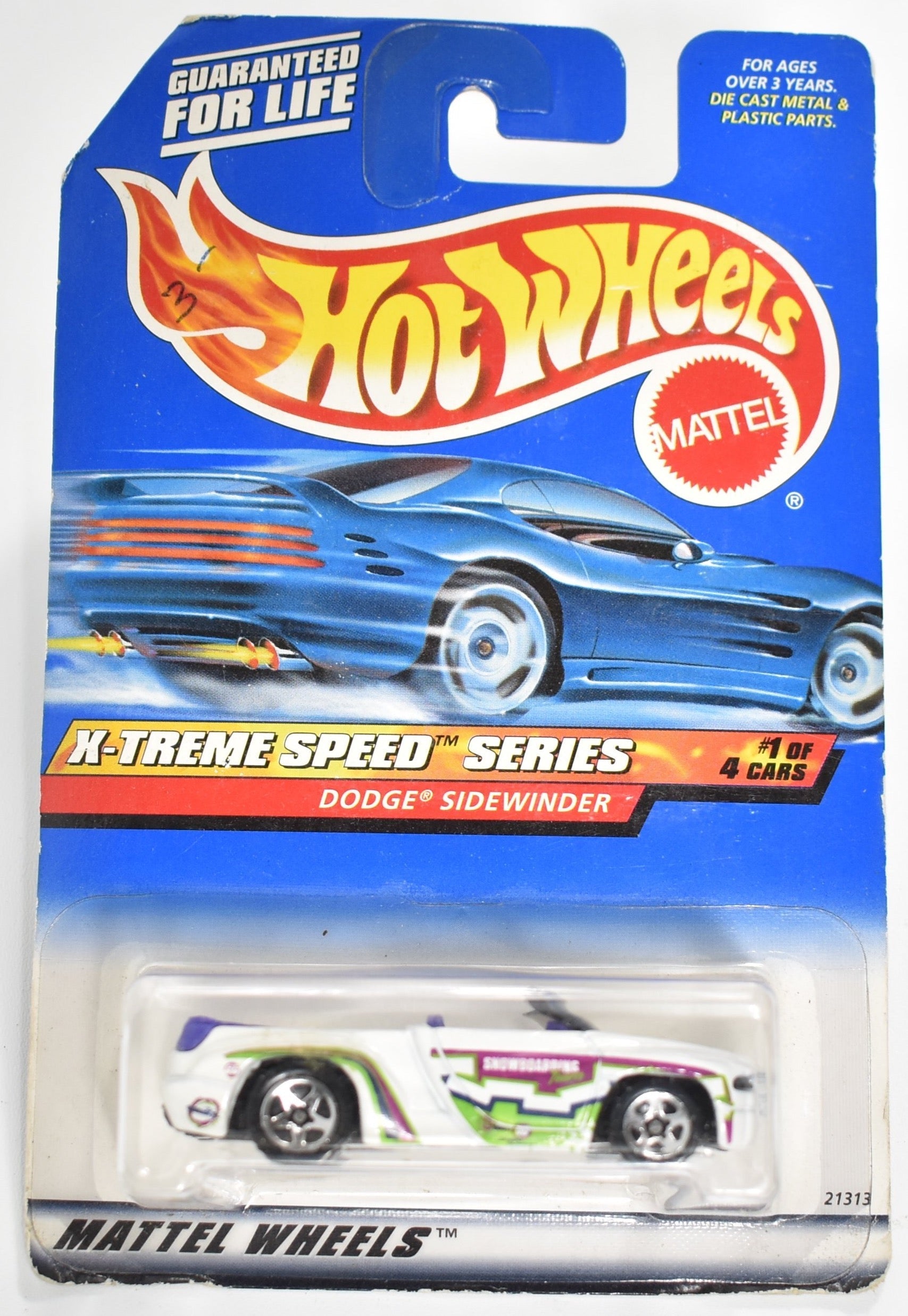 Hot Wheels die cast car X-Treme Speed Series 1 of 4 Dodge Sidewinder 21313