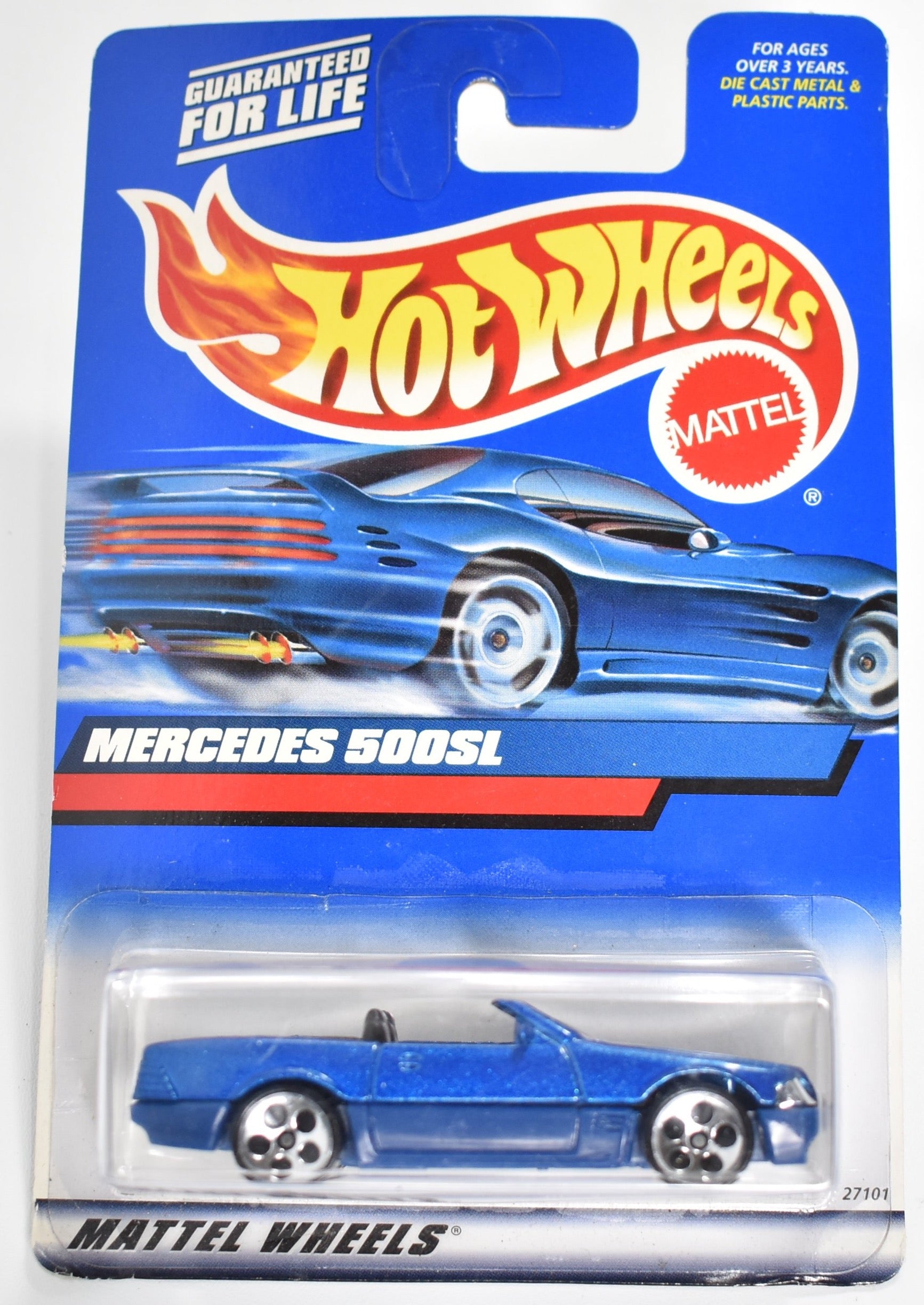 Hot Wheels die cast car Mercedes 500sl 27101
