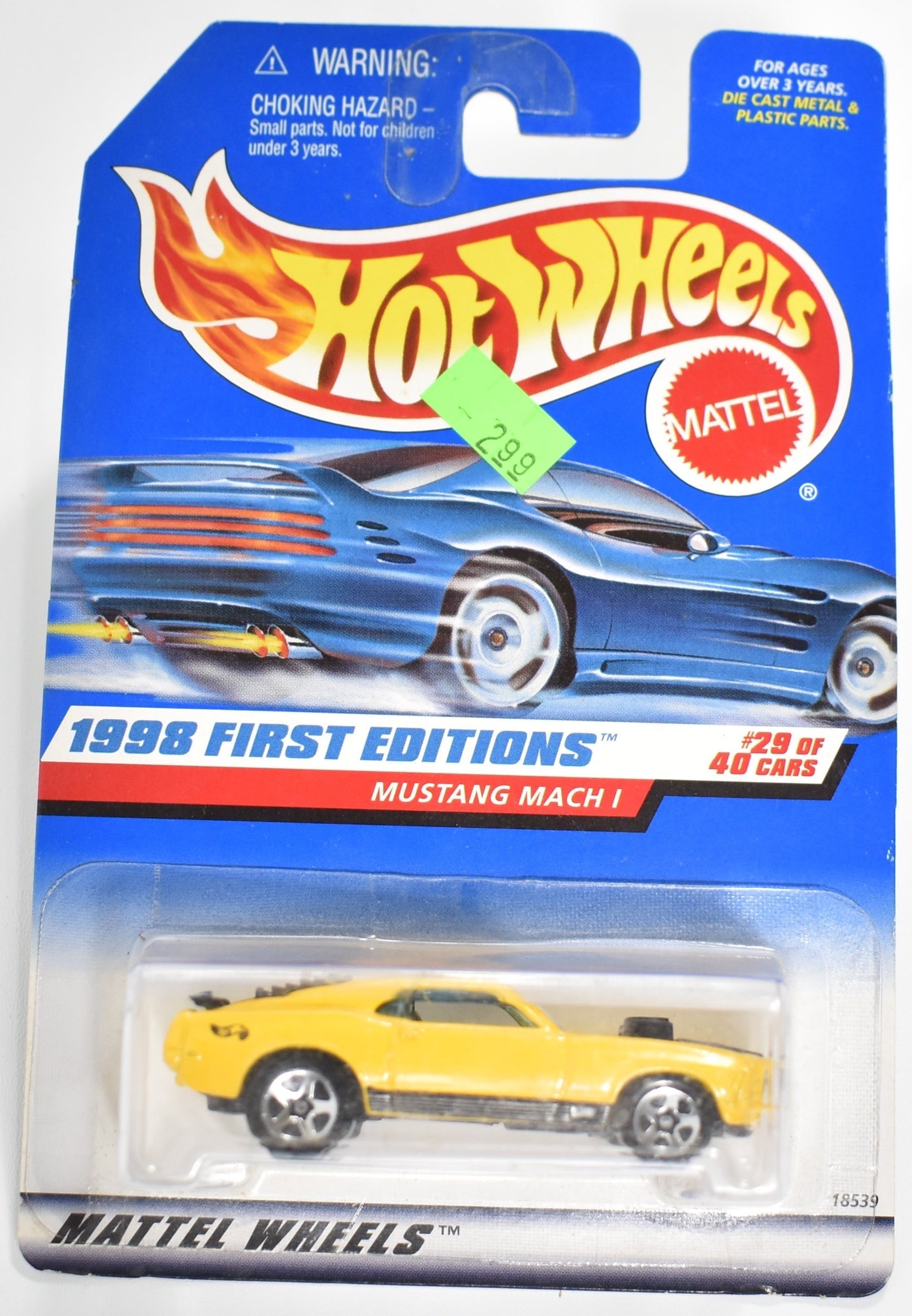 Hot Wheels die cast car 1998 First Editions Mustang Mach 1 29 of 40