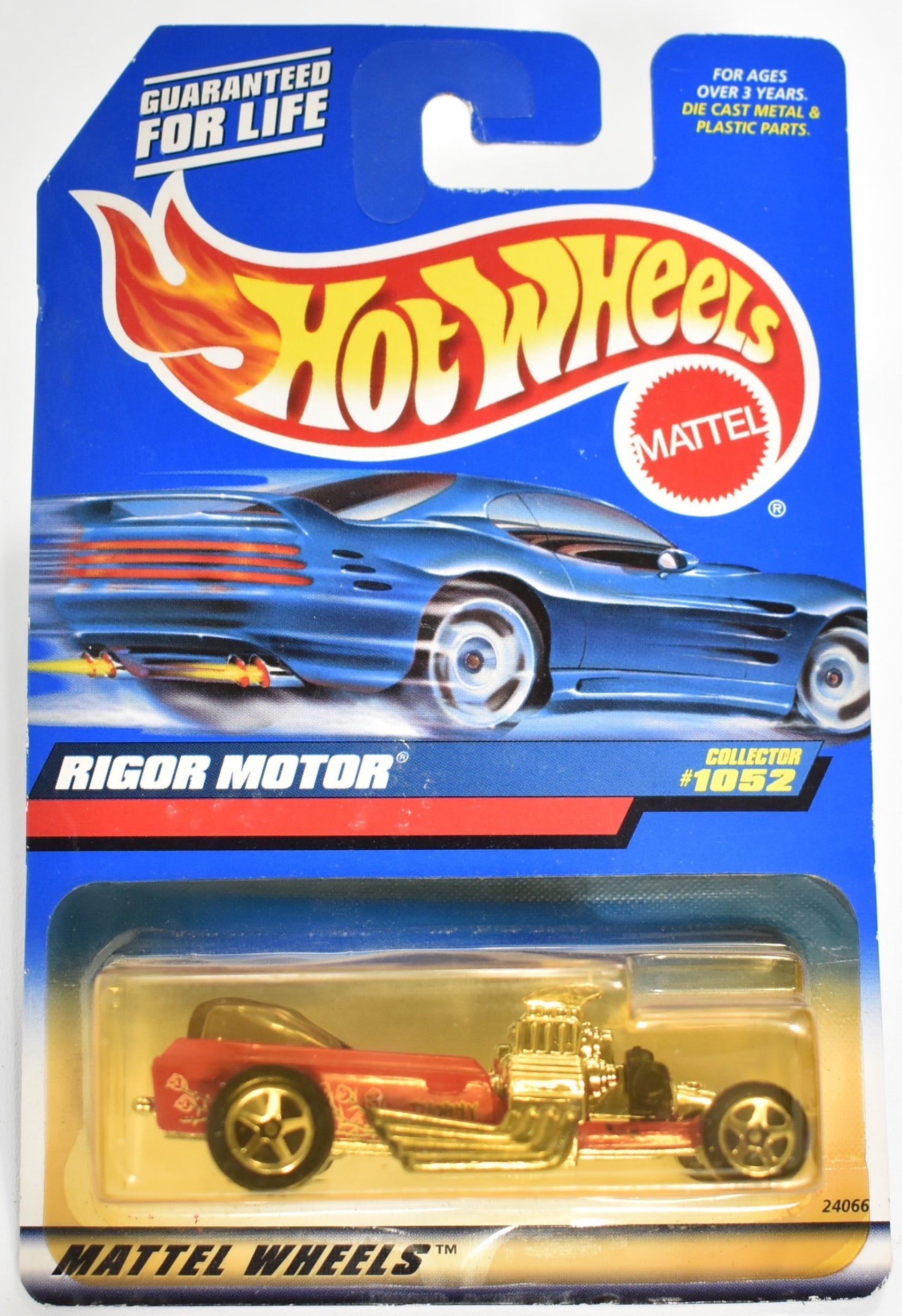 Hot Wheels die cast car Rigor Motor 1052 24066 Mattel 1998