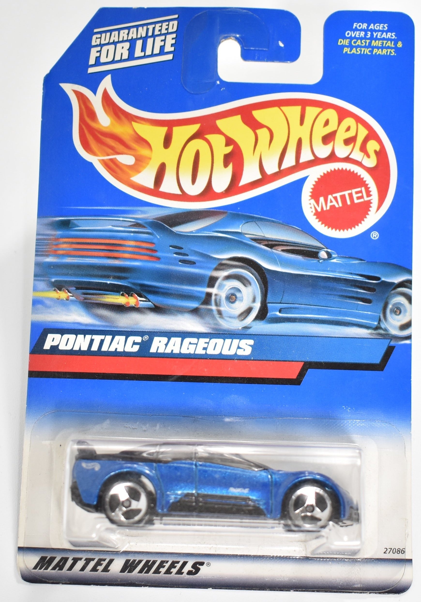 Hot Wheels die cast car Pontiac Rageous 27086 119 Mattel
