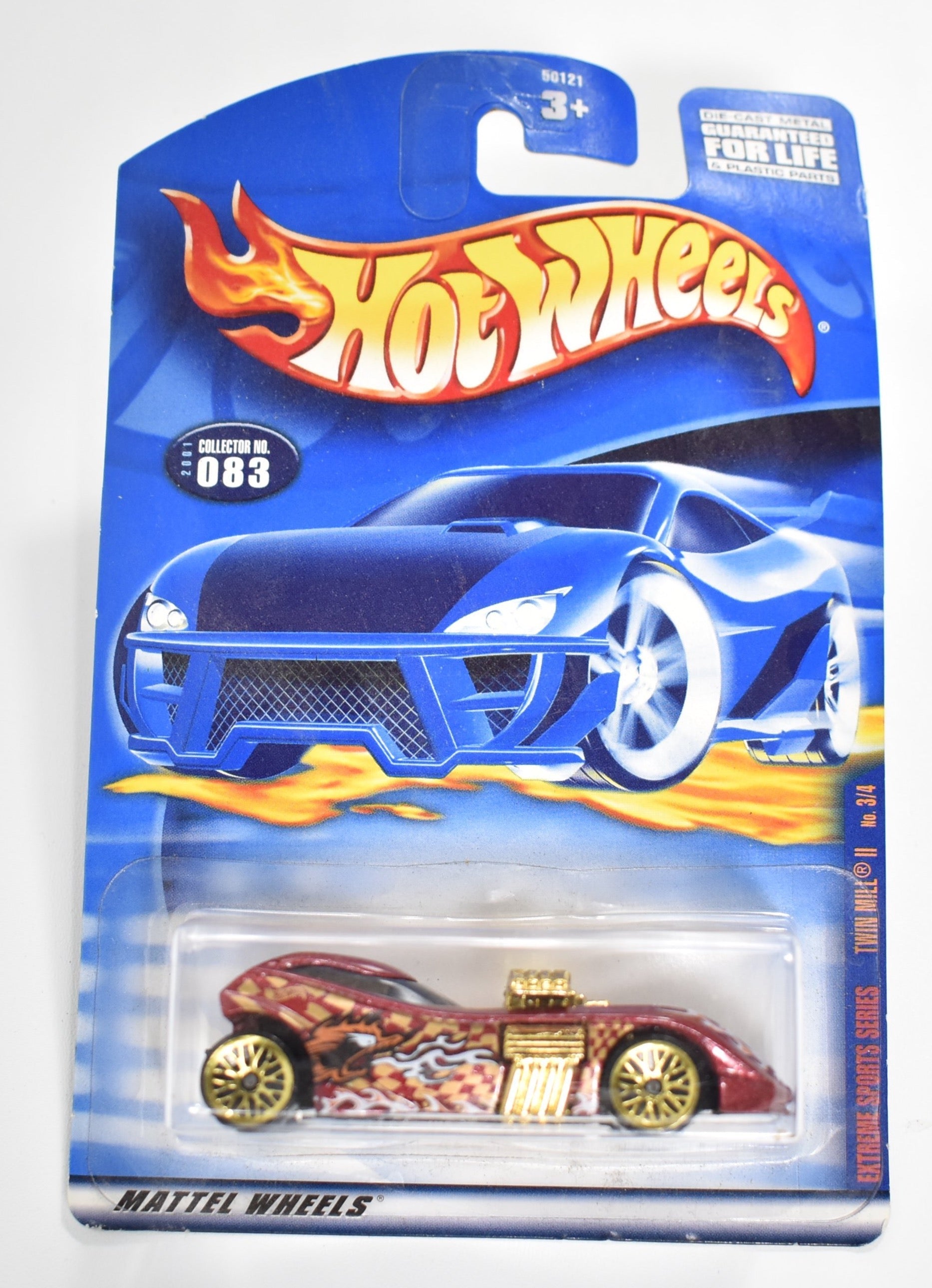 Hot Wheels car 083 Twin Mill 2 3/4 Die Cast Car Mattel