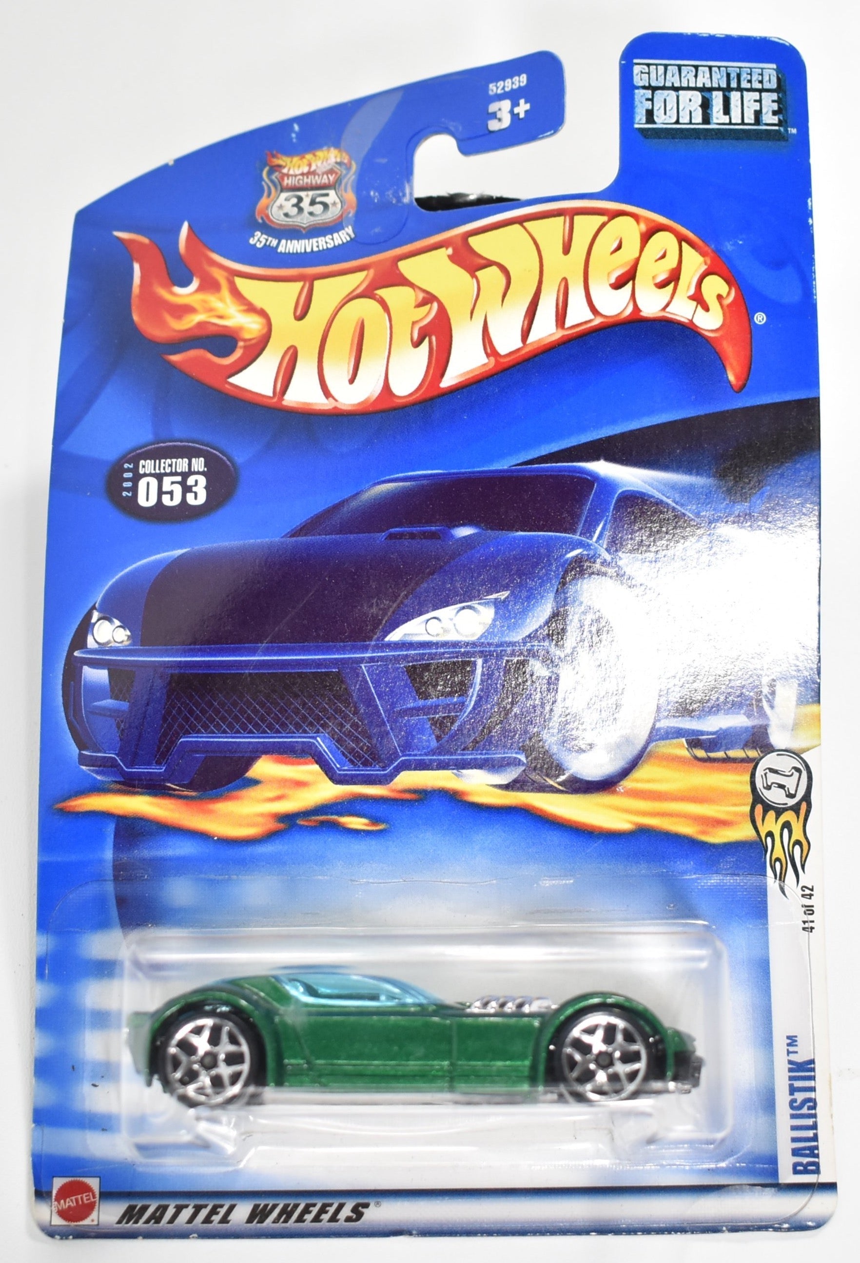 Hot Wheels car 053 Ballistik 41 of 42 Die Cast Car Mattel Hot Wheels Car