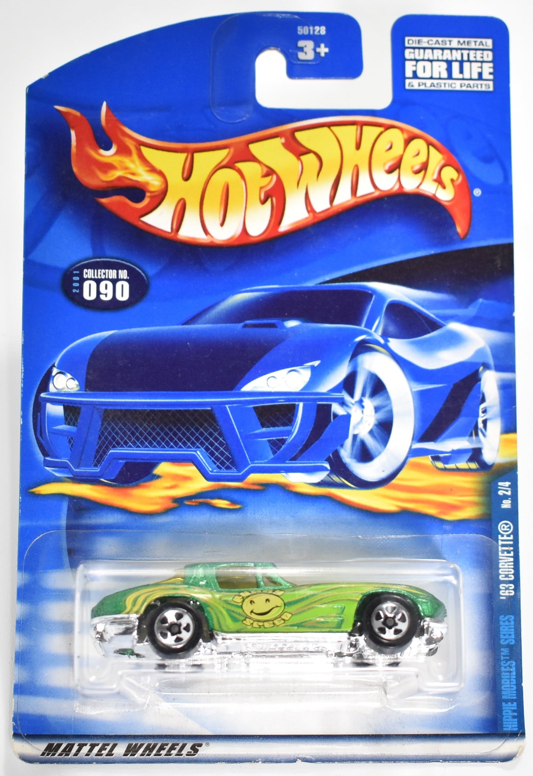 Hot Wheels die cast 63 Corvette 2 of 4 2001 090 Mattel 2000