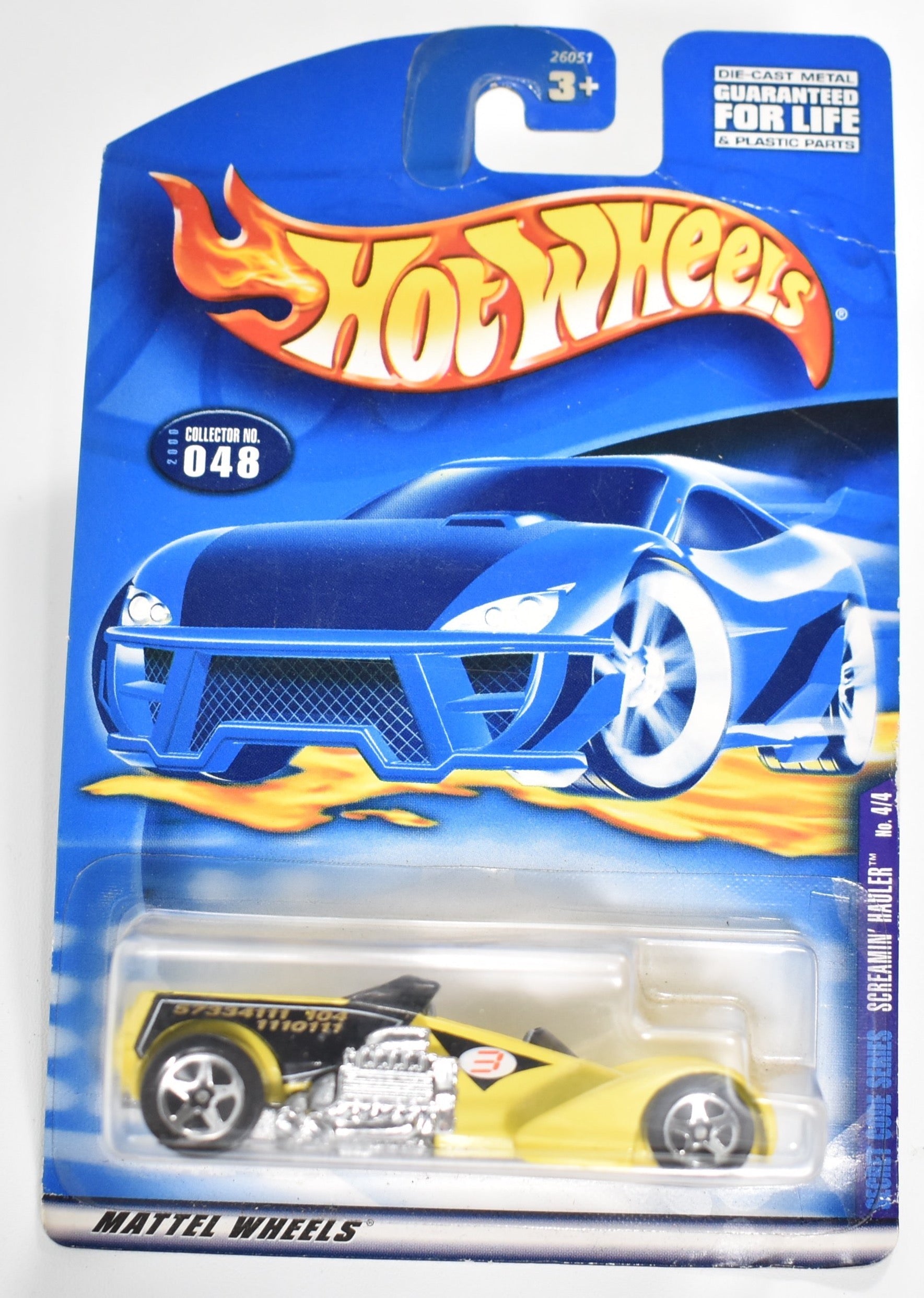 Hot Wheels car 048 Screamin Hauler 4 of 4 Die Cast Car Mattel