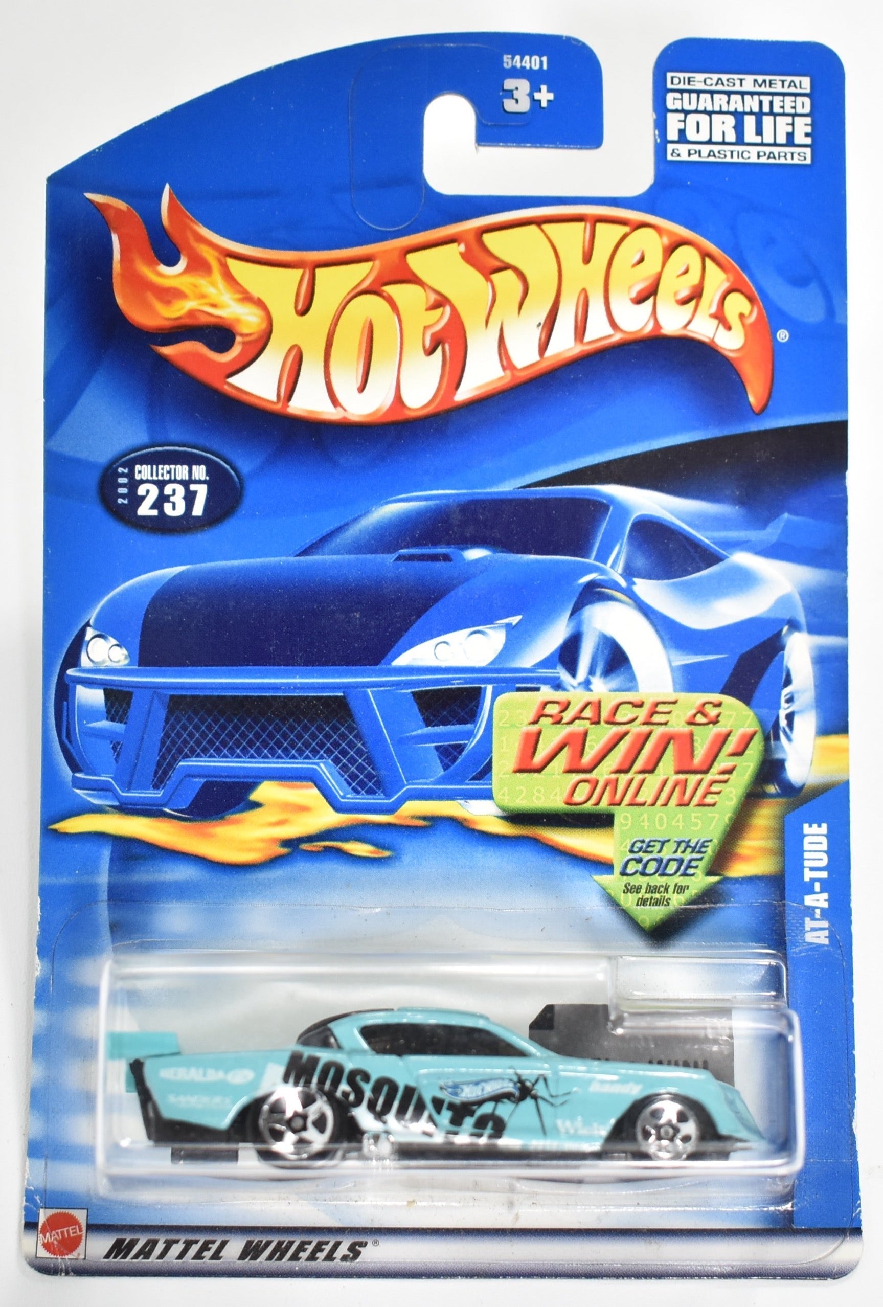 Hot Wheels car At A Tude 237 Mattel Die Cast Car