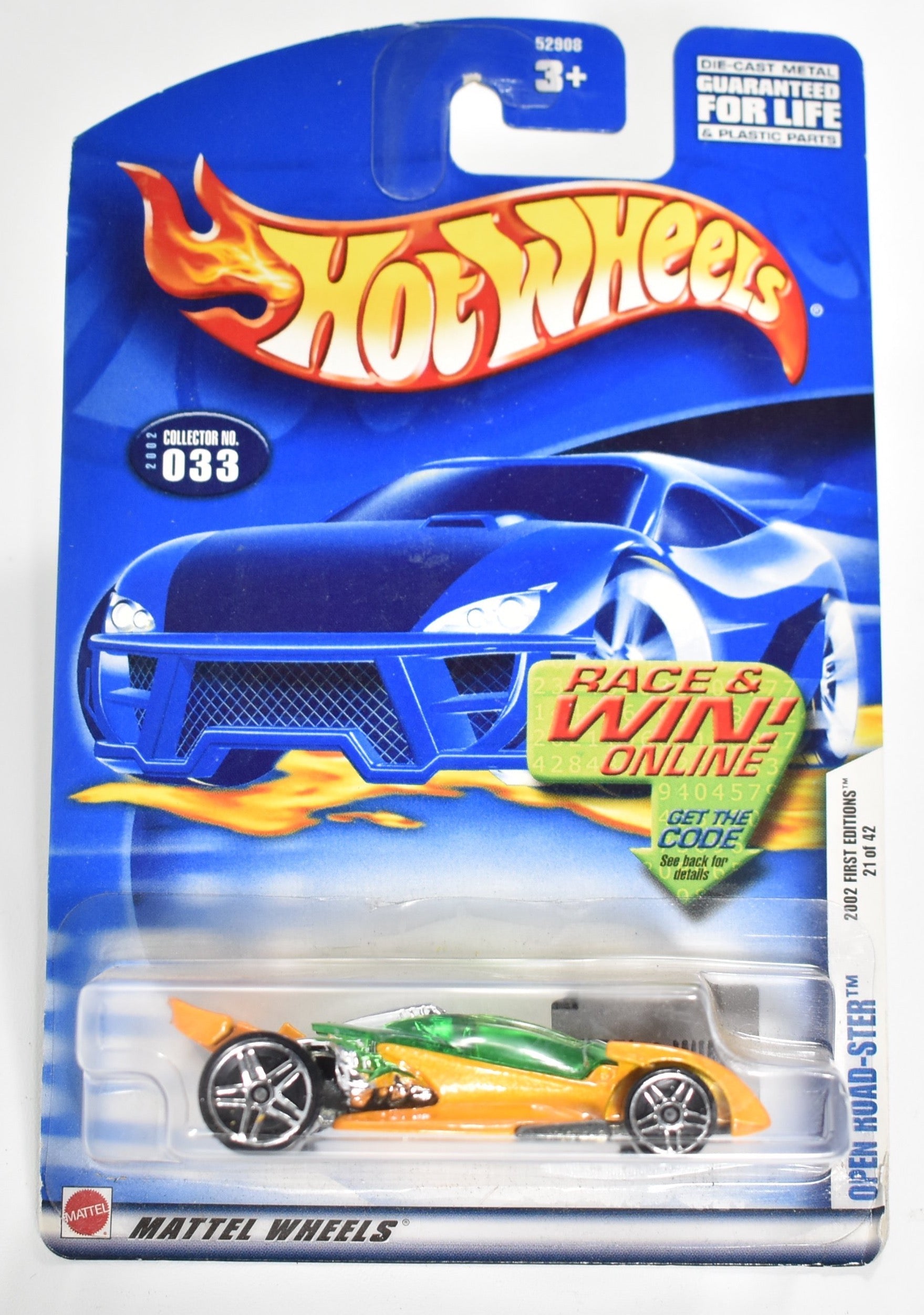 Hot Wheels car 033 Open Road Star Die Cast Car Hot Wheels Mattel