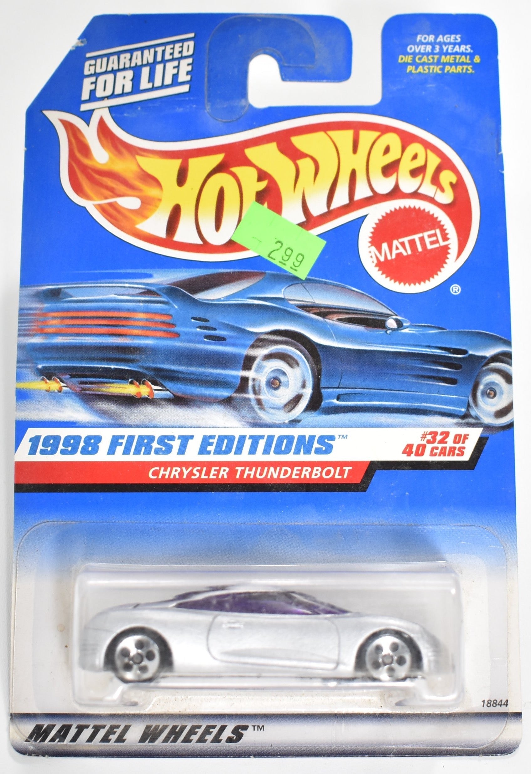 Hot Wheels die cast car Chrysler Thunderbolt 32 1998 First Editions 671