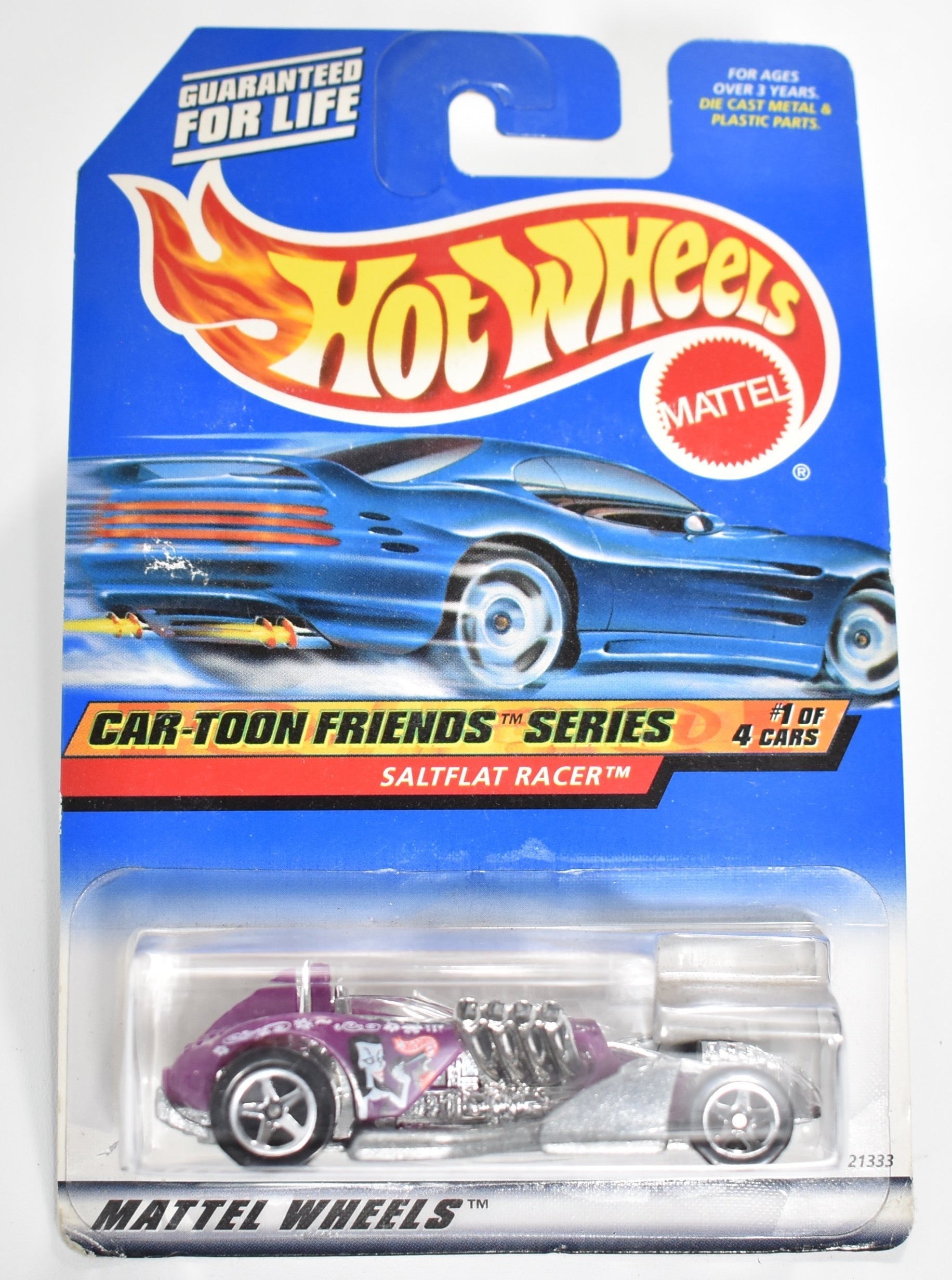 Hot Wheels die cast car Saltflat Racer Cartoon Friends Series 985