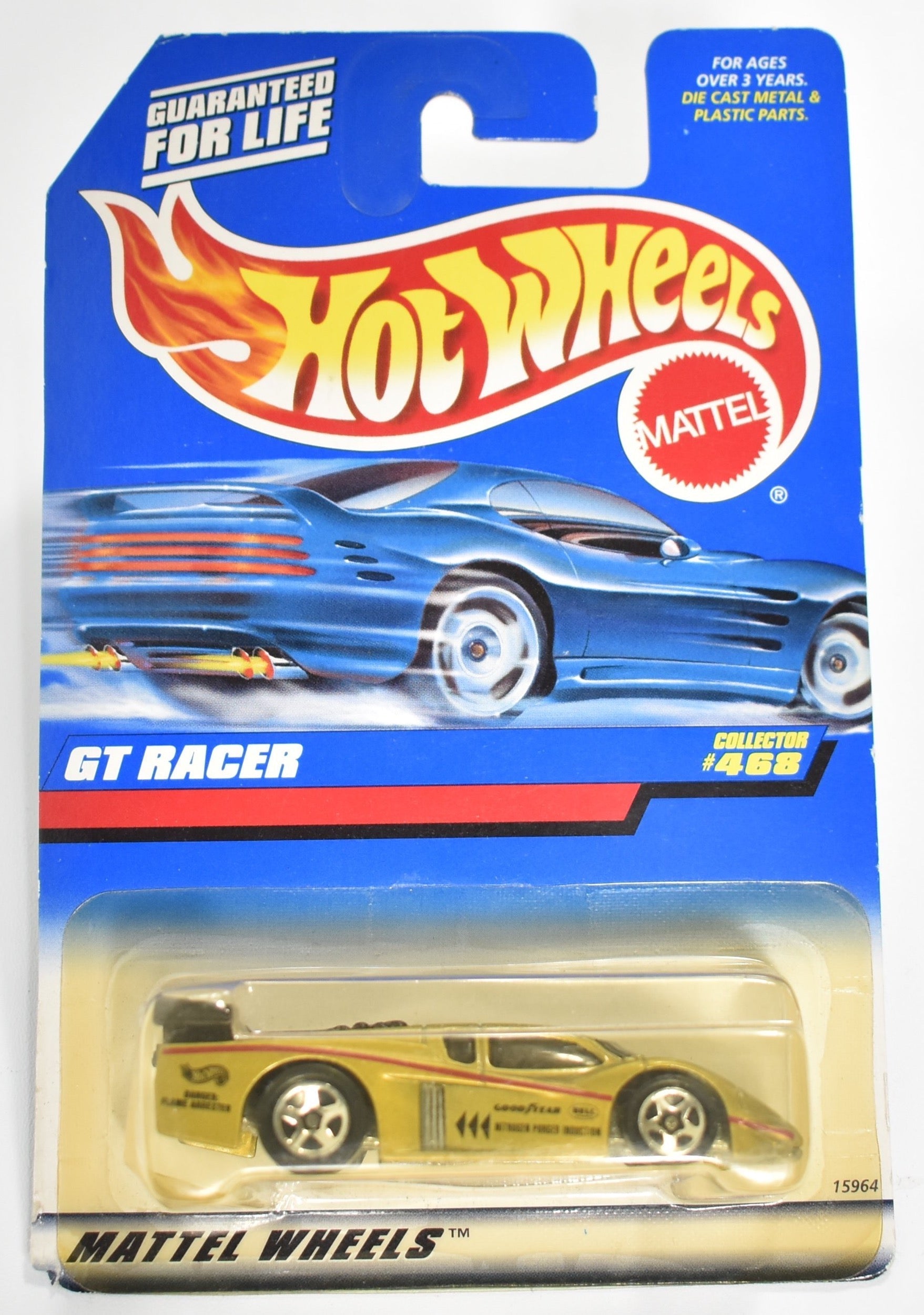 Hot Wheels die cast car GT Racer 468 Mattel Wheels Mattel 468