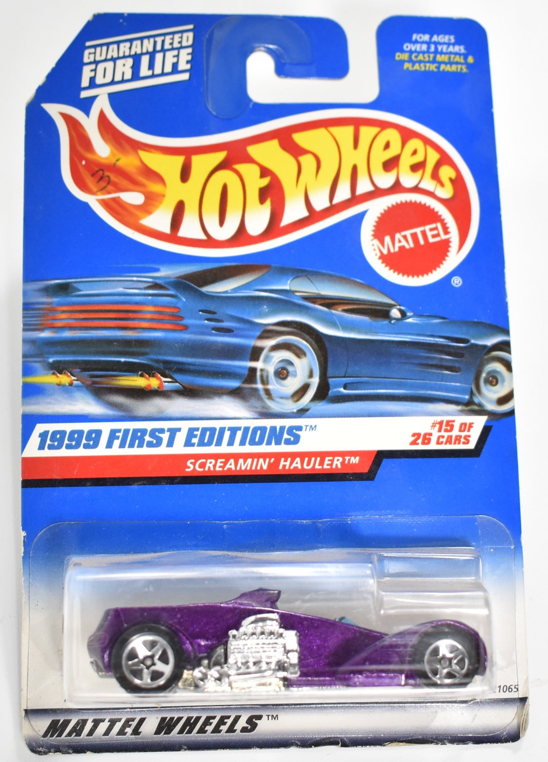 Hot Wheels die cast car 1999 First Editions Screamin Hauler 15 26 Cars