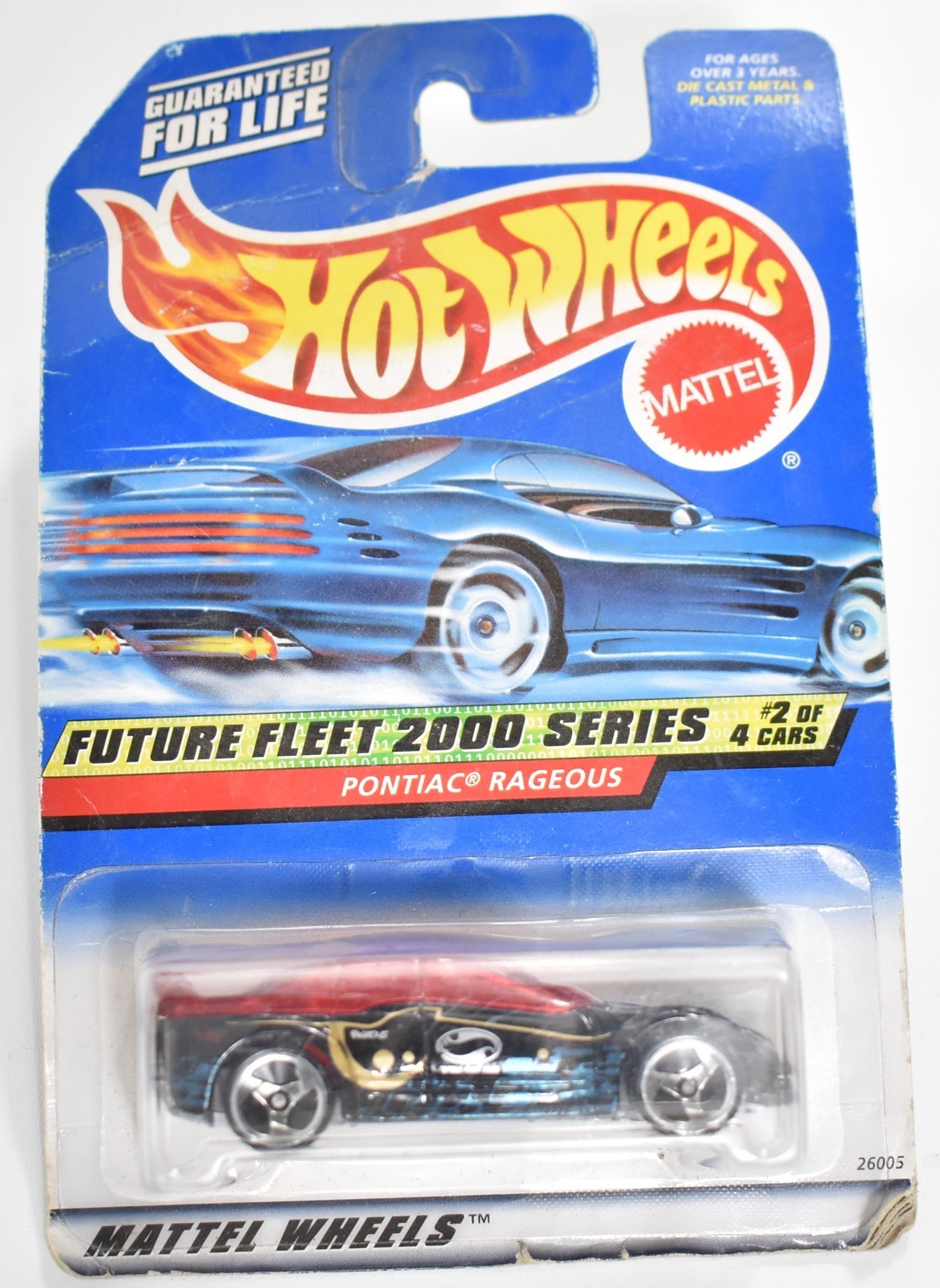 Hot Wheels die cast car Future Fleet 2000 Series 2 of 4 Pontiac Rageous