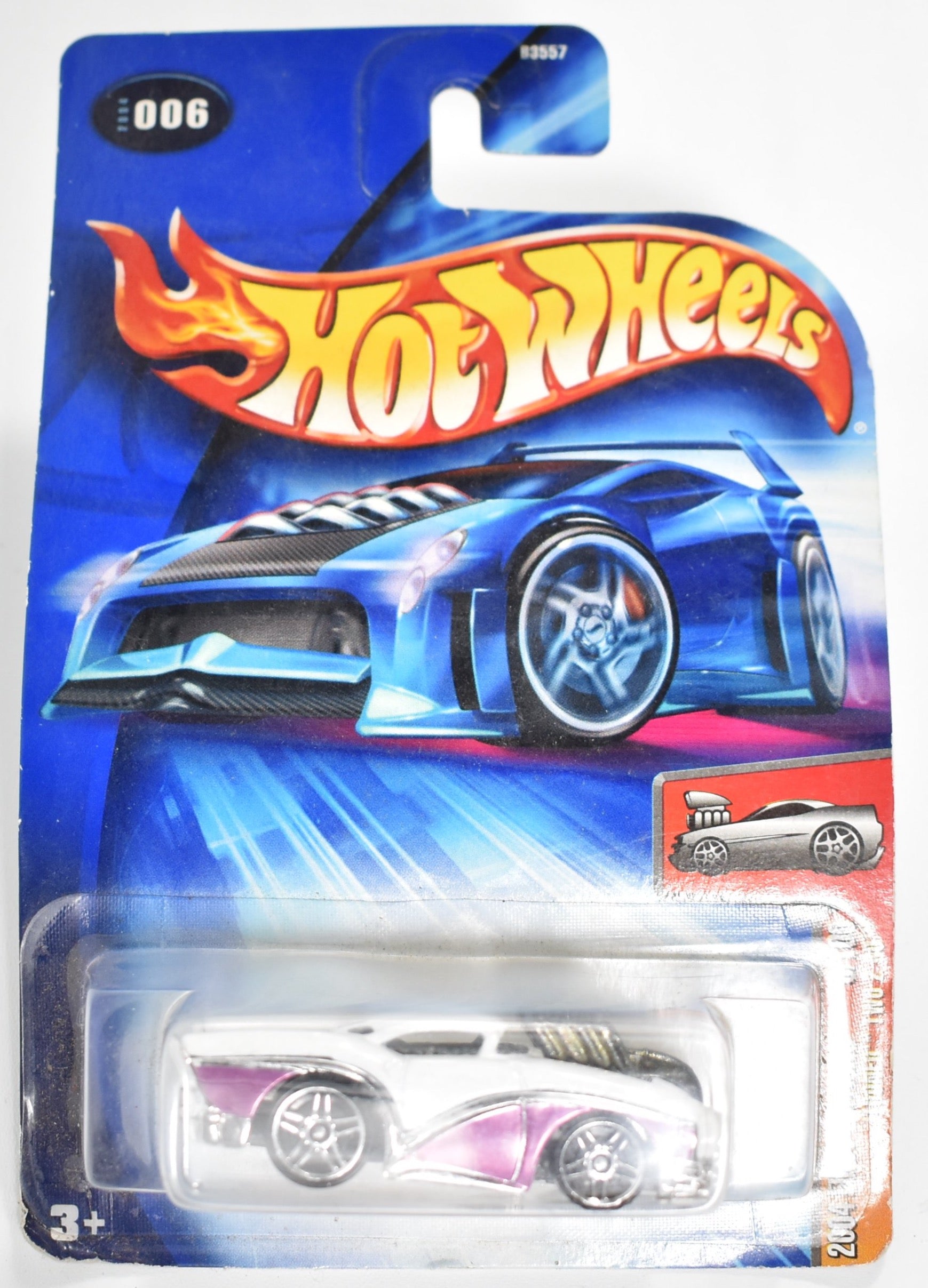 Hot Wheels car Tooned Two 2 Go 006 2004 Mattel Die Cast Car Fat Die Cast Mattel