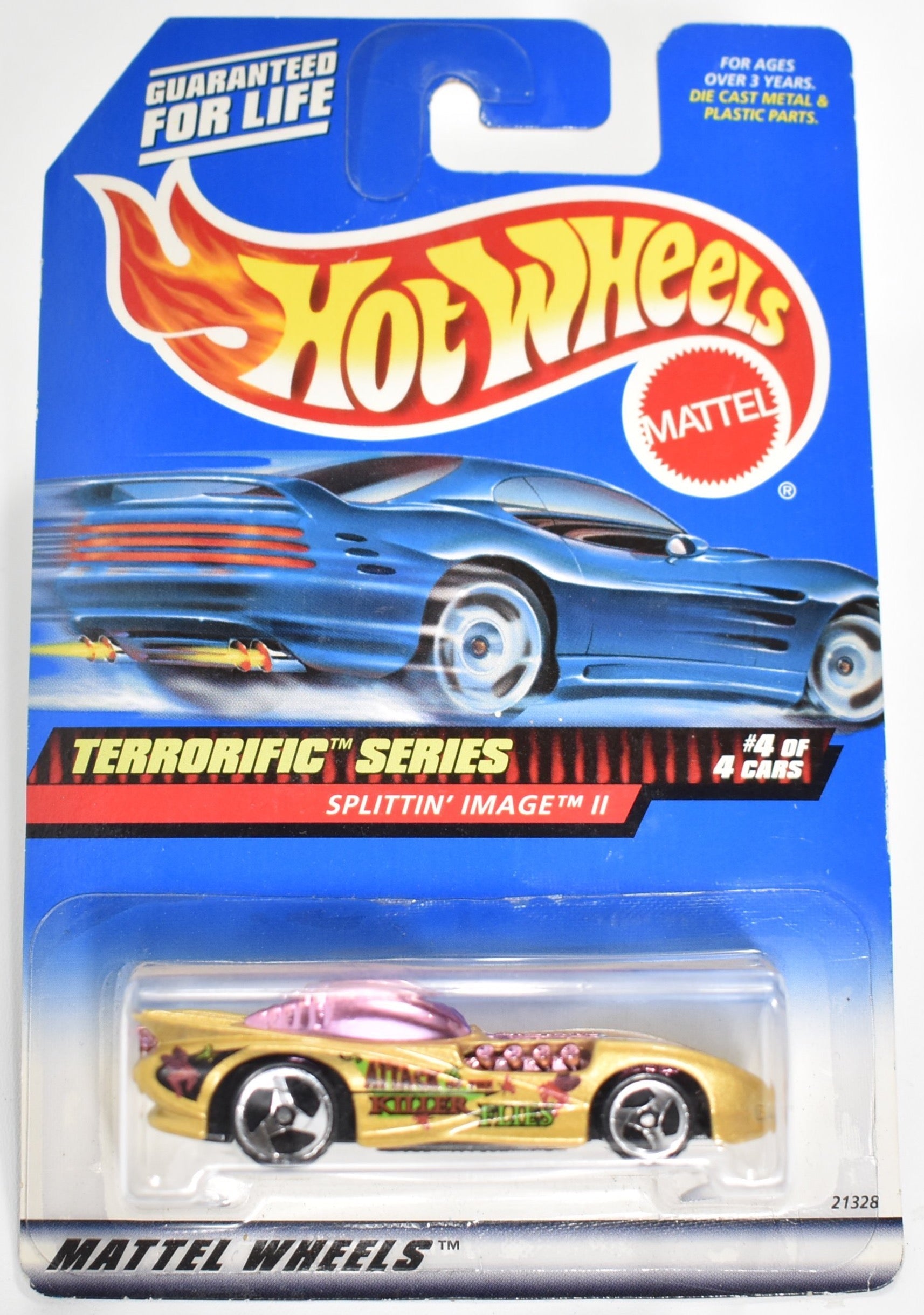Hot Wheels diecast car Terrorific Series Splittin Image 2 4 of 4 Cars 980