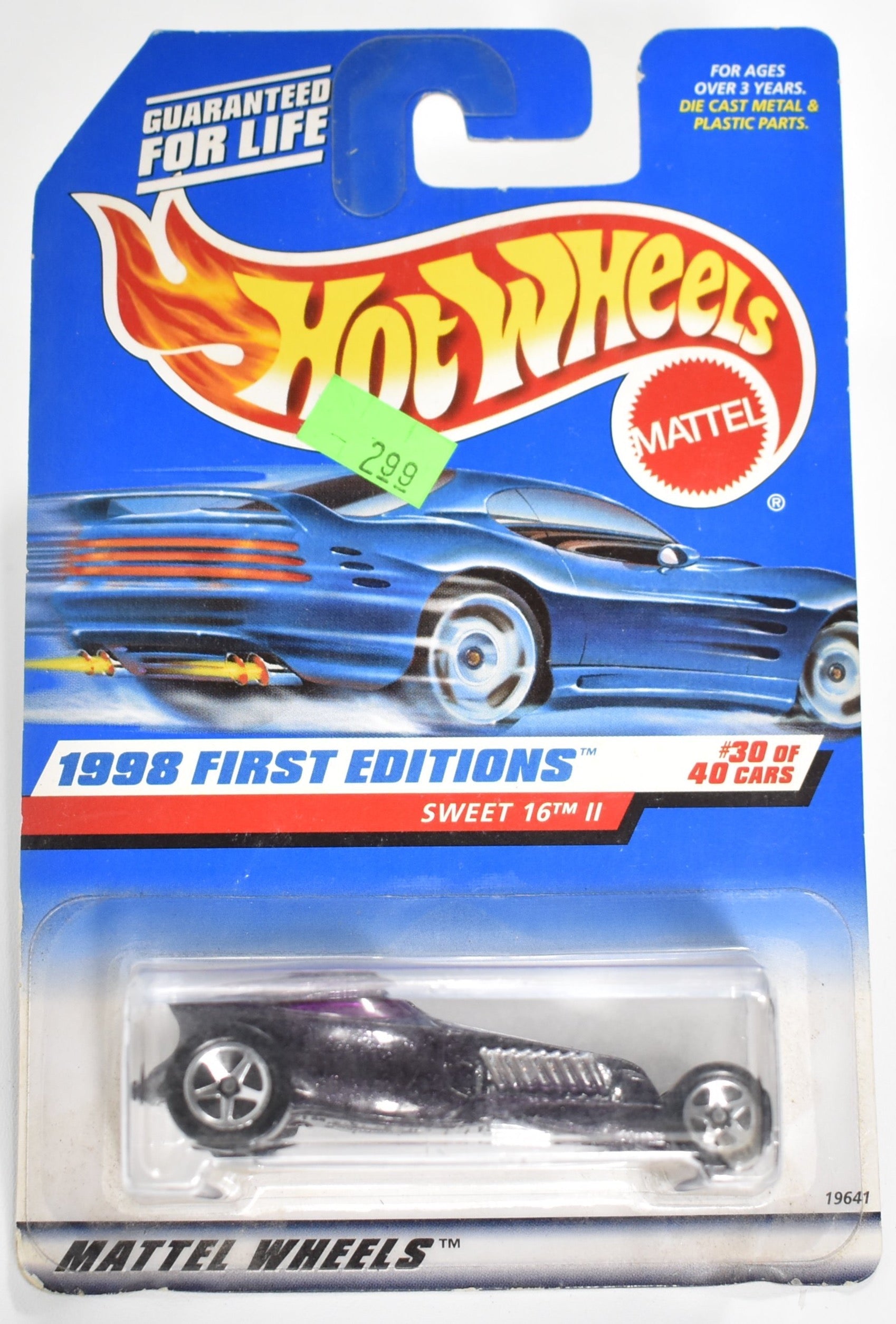 Hot Wheels die cast car 1998 First Editions Sweet 16 2 Mattel