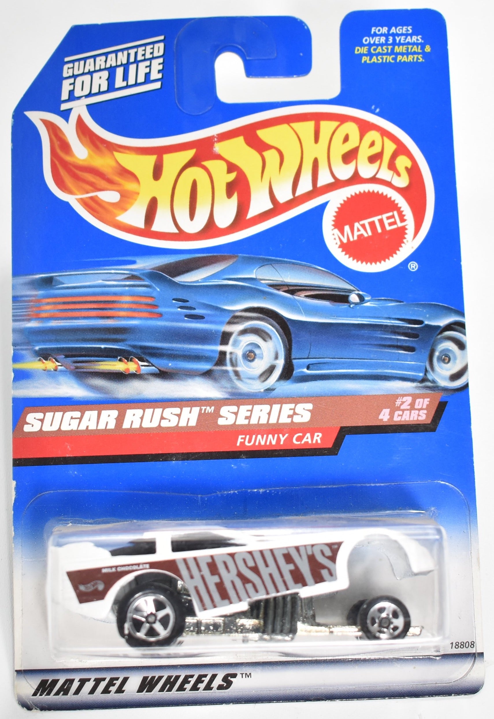 Hot Wheels die cast car Sugar Rush Series Funny Car 2 of 4 Mattel