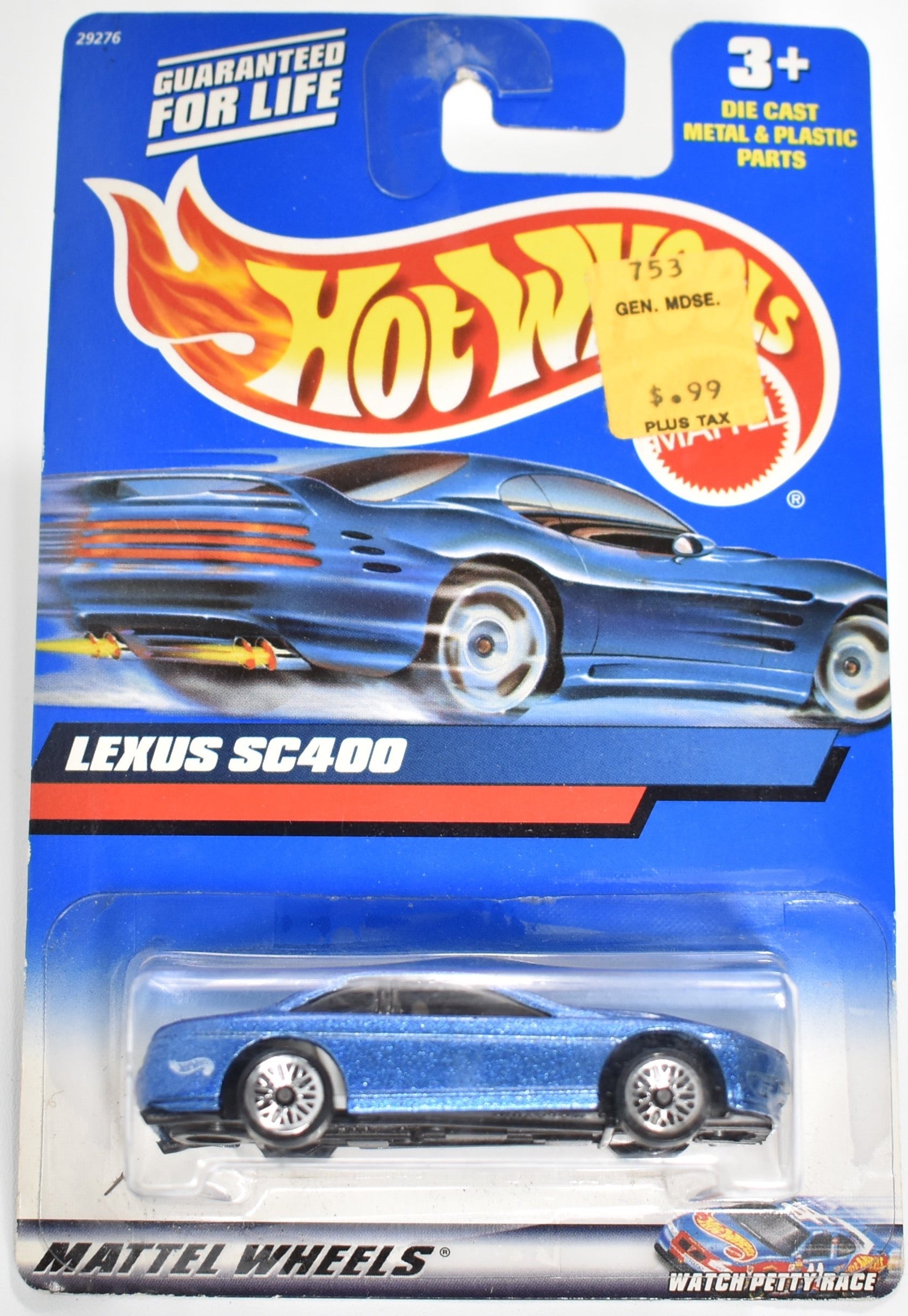 Hot Wheels die cast car Lexus SC400