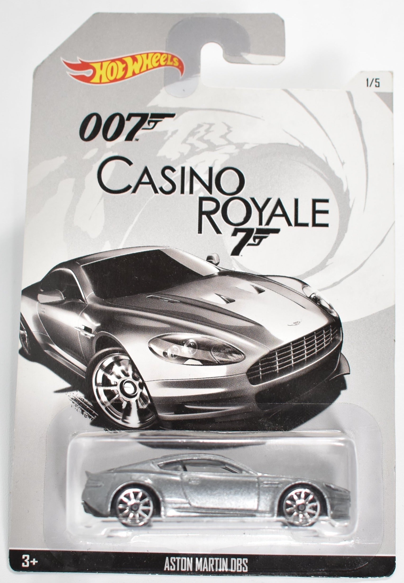 Hot Wheels diecast car Aston Martin 007 Casino Royale