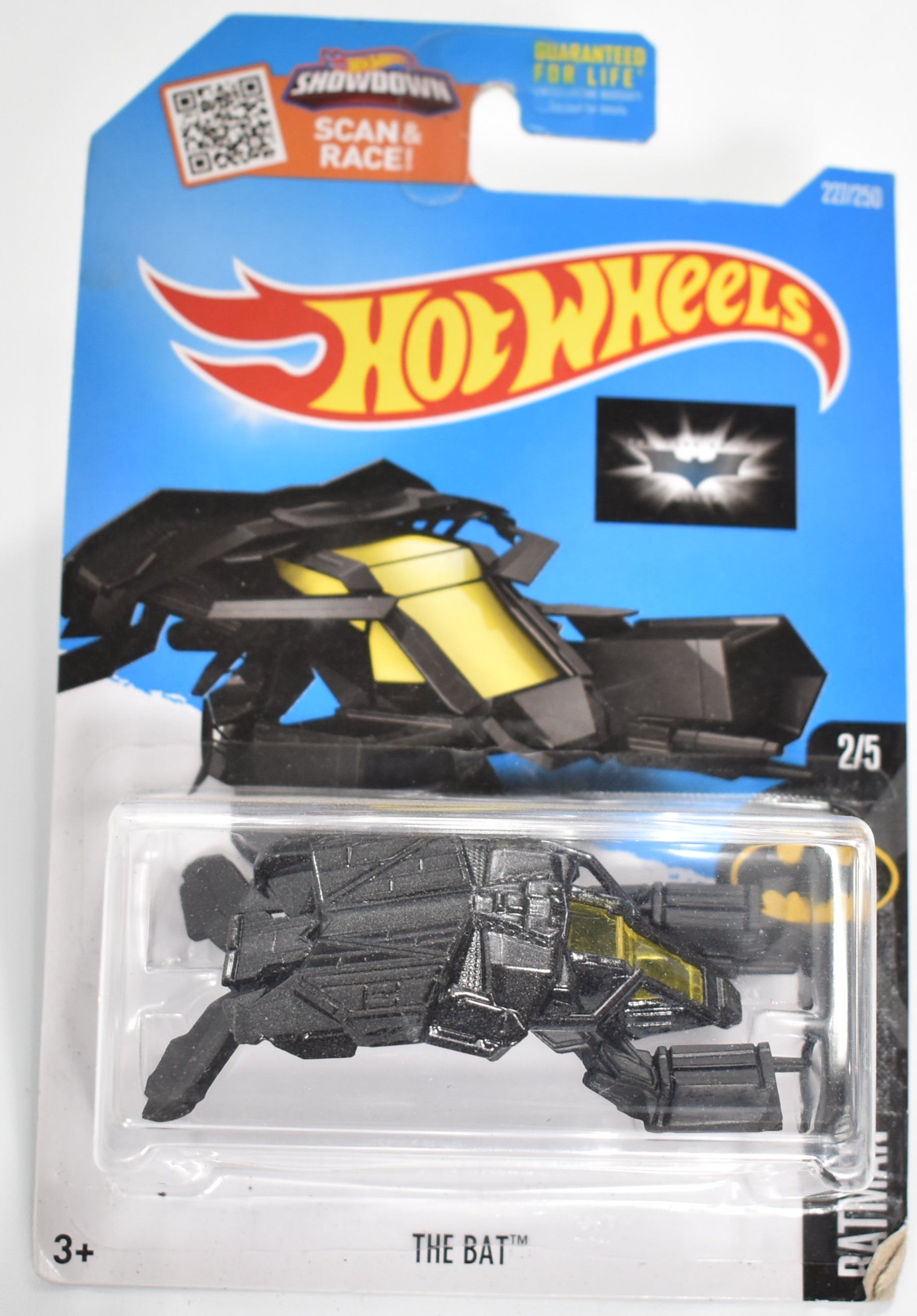 Hot Wheels diecast car Batman 2 of 5 The Bat Damaged Corner