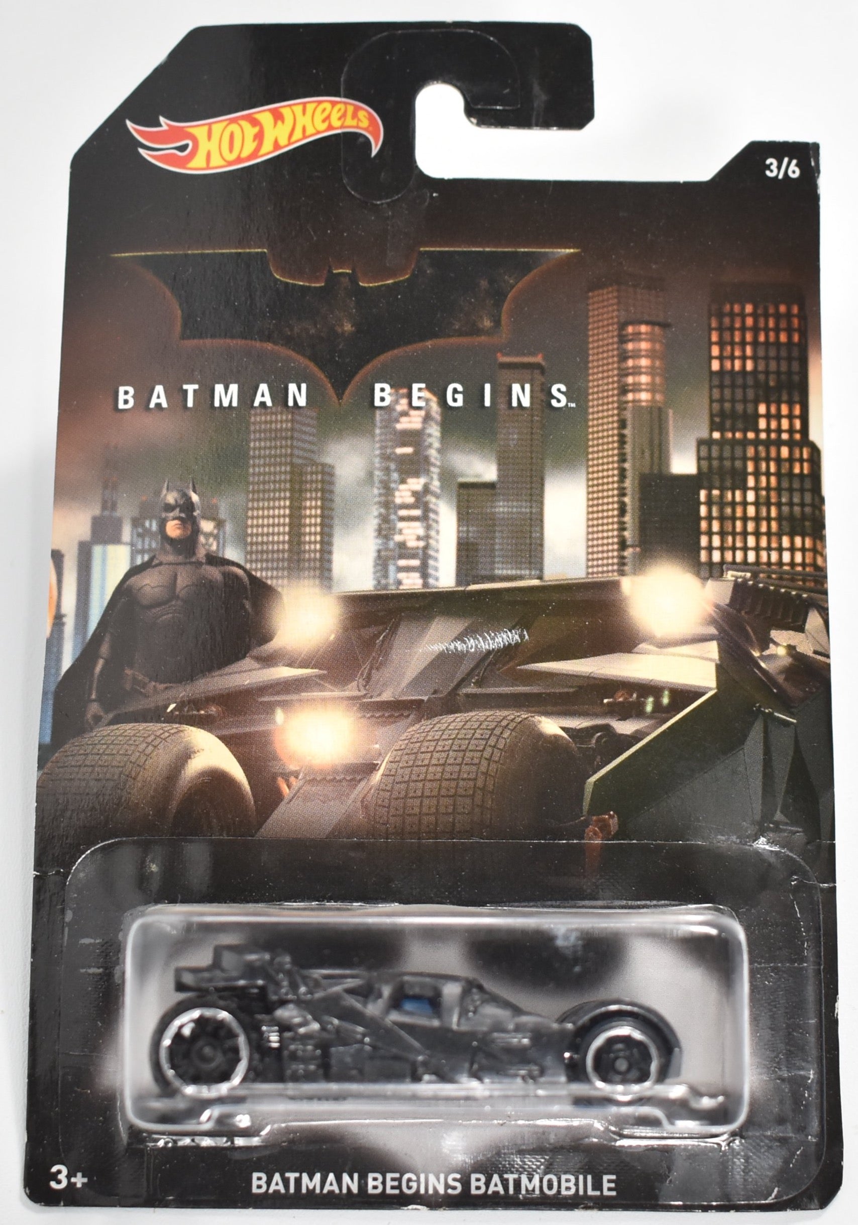 Hot Wheels die cast car Batman Begins Bat mobile