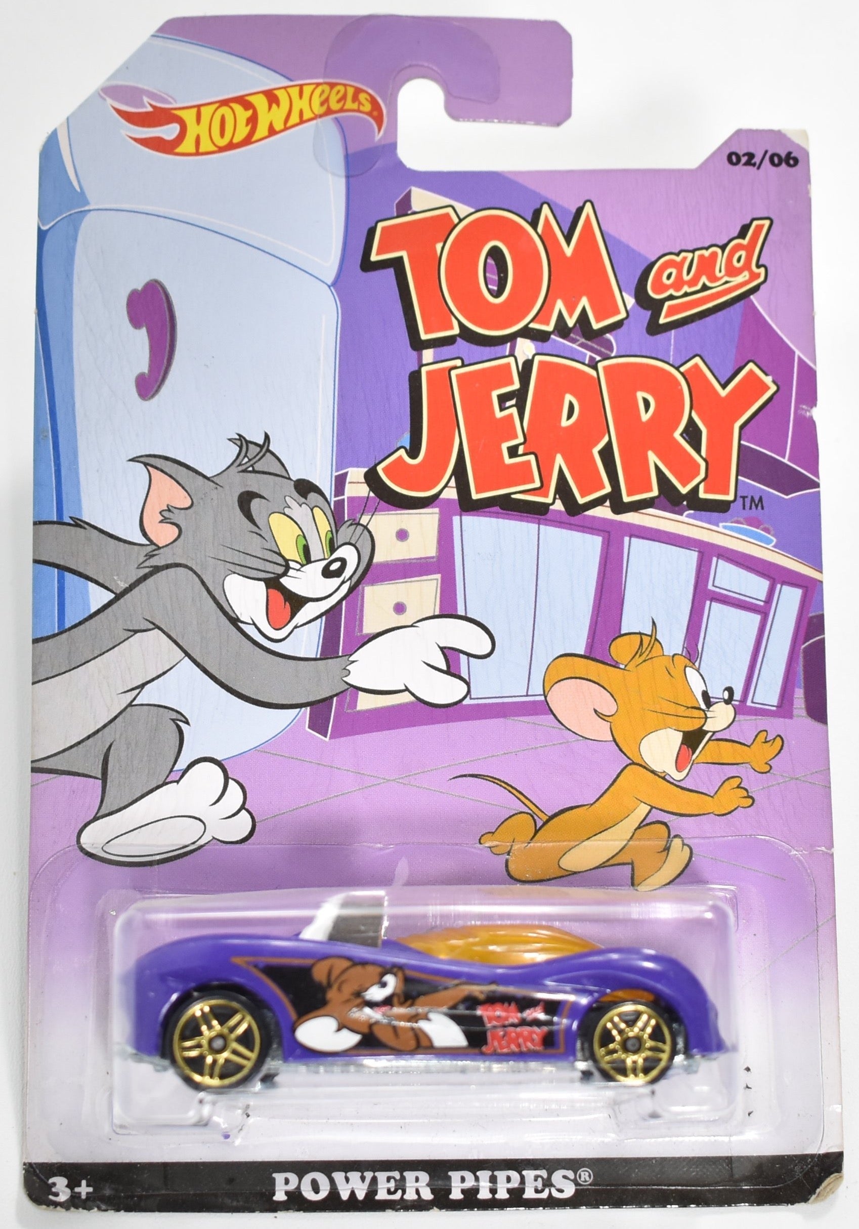 Hot Wheels diecast car Power Pipes Tom and Jerry 02 - 06