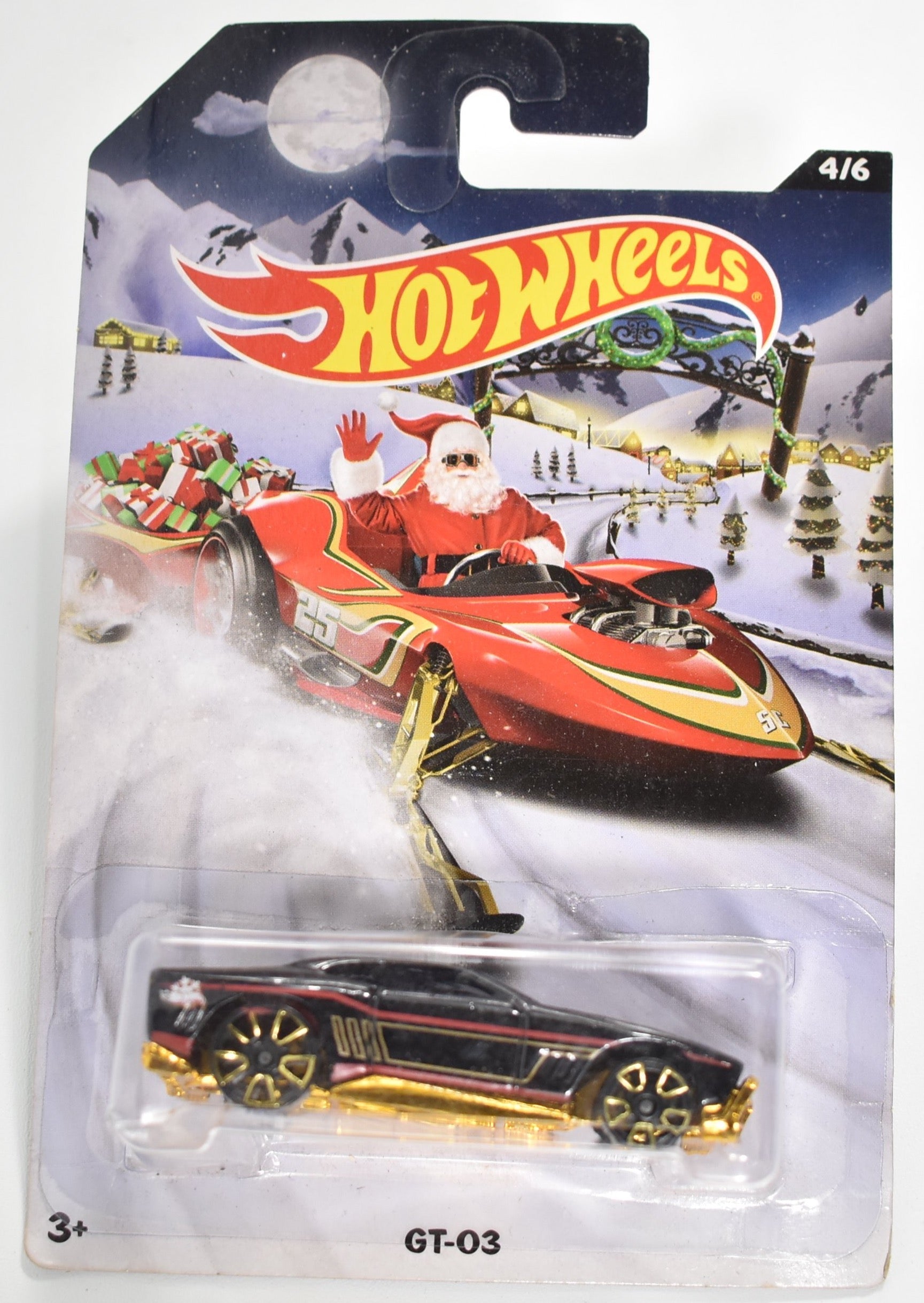 Hot Wheels car GT - 03 4 of 6 Christmas