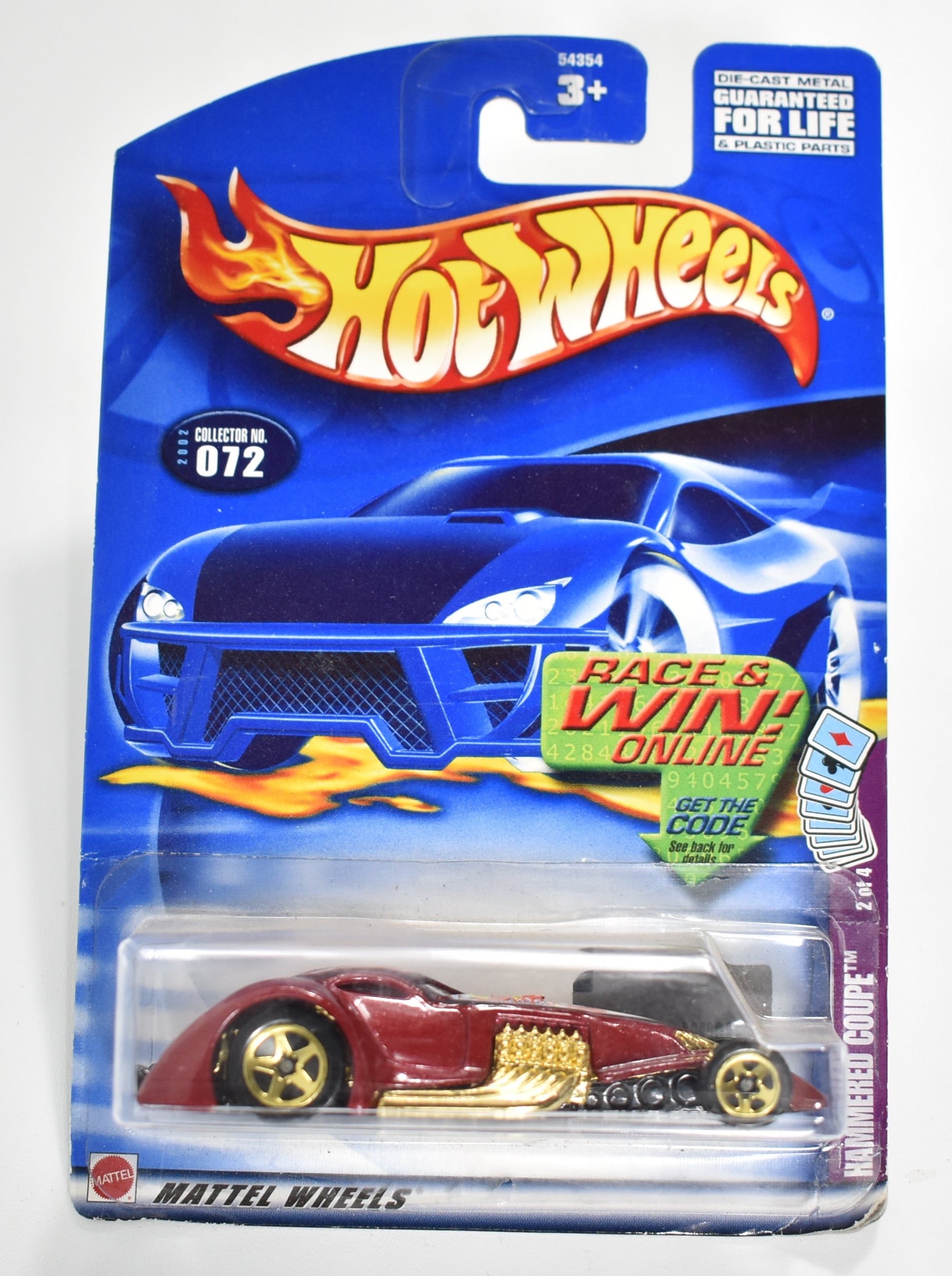 Hot Wheels car 072 Coupe Die Cast Car Mattel Hot Wheels