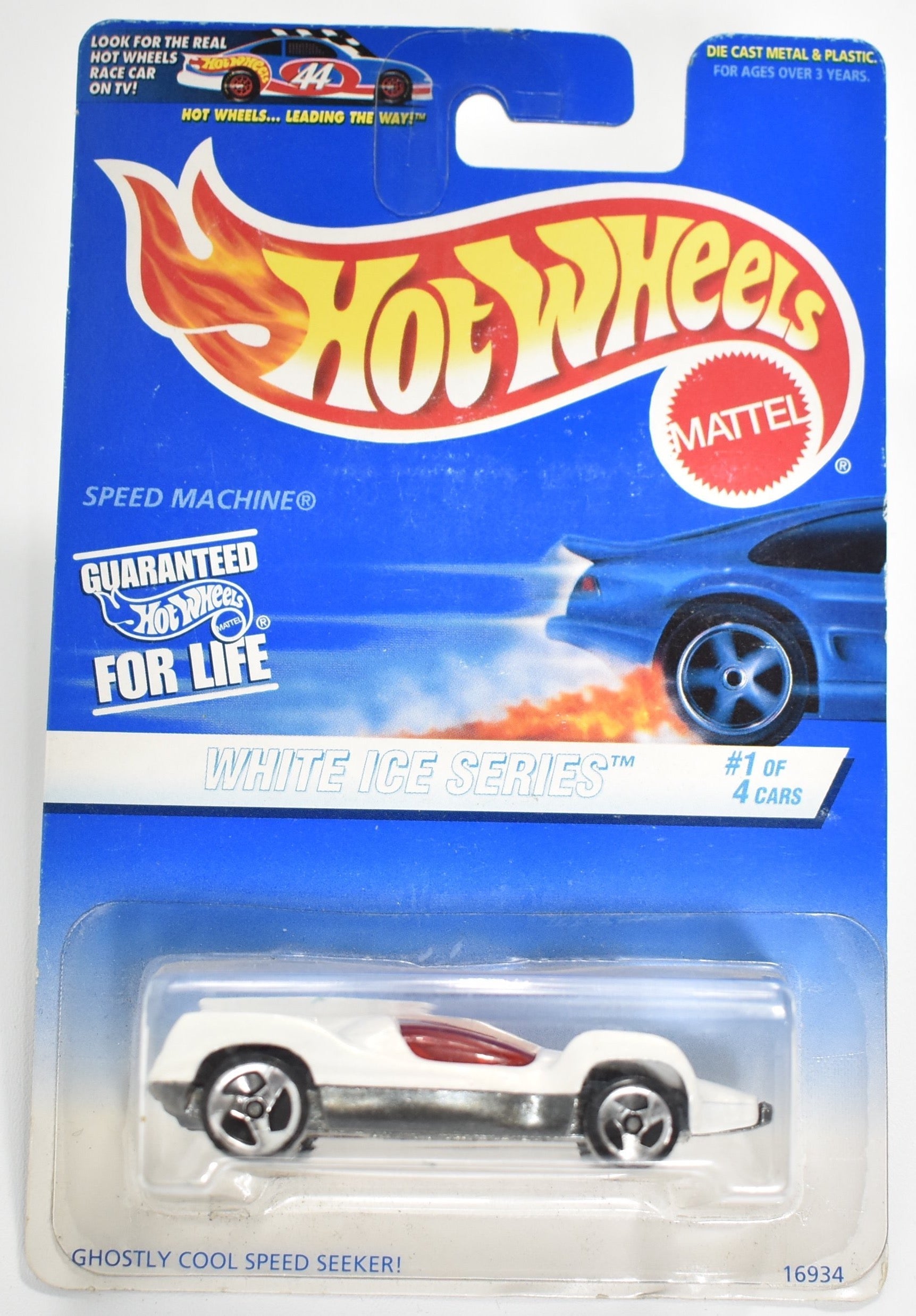 Hot Wheels die cast car White Ice Series 1 of 4 Ghostly Cool Speed Seeker