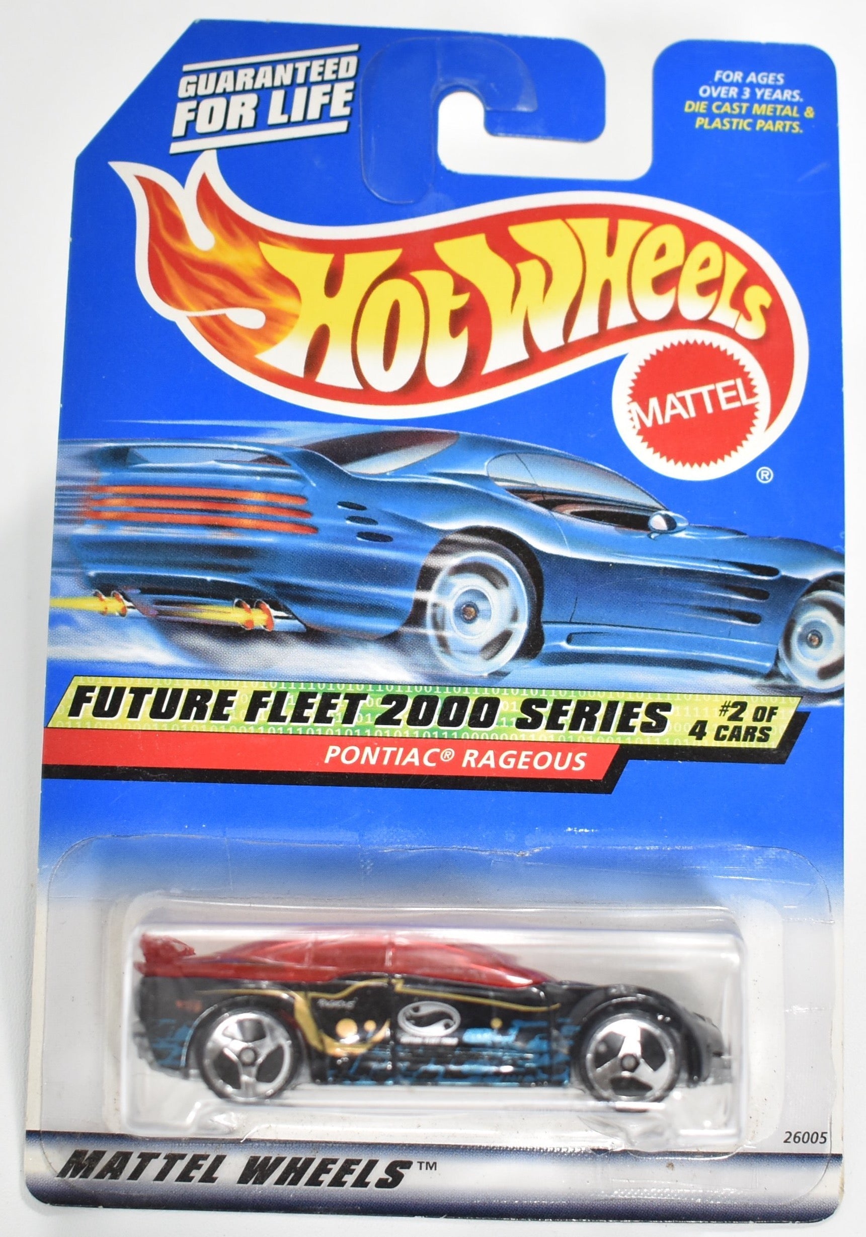 Hot Wheels die cast car Pontiac Rageous 2 of 4