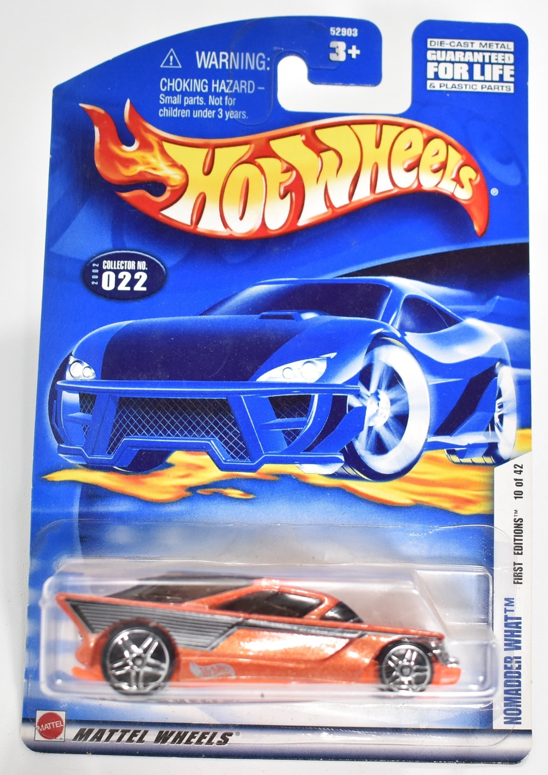 Hot Wheels car 022 No madder What Mattel Die Cast Hot Wheels