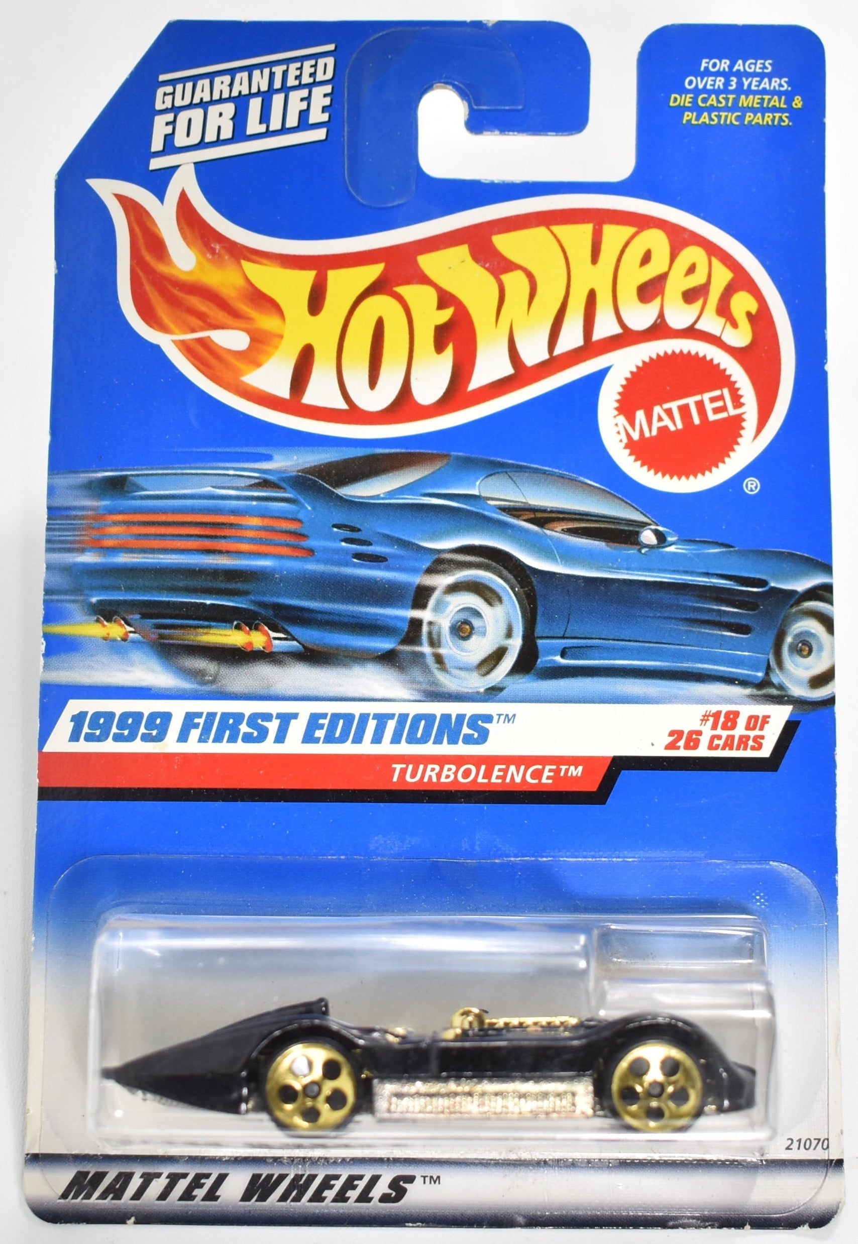 Hot Wheels diecast car Turbolence 18 - of 26 1999 First Edition