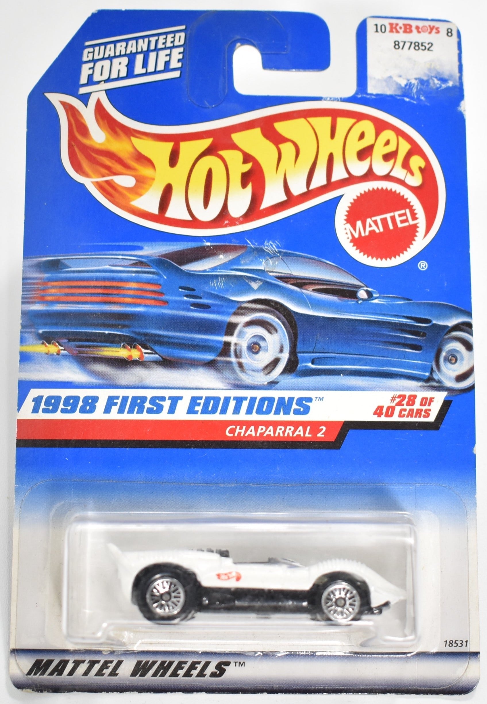 Hot Wheels die cast car Chaparral 2 28 of 40 Cars 1998 Mattel