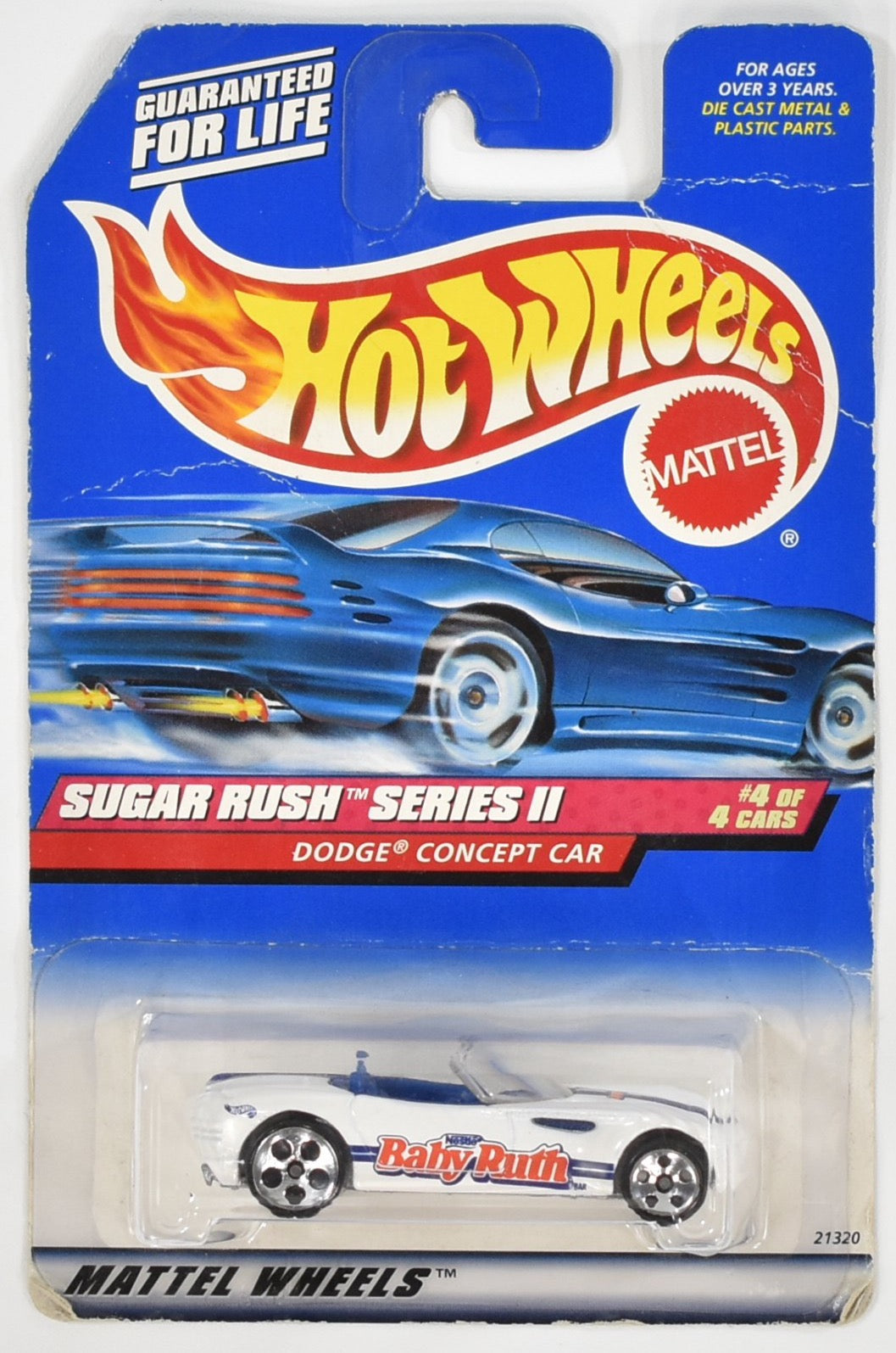 Sugar Rush Series 2 Dodge Concept Car 4 of 4 #972 21320 Hot Wheels Mattel 1998