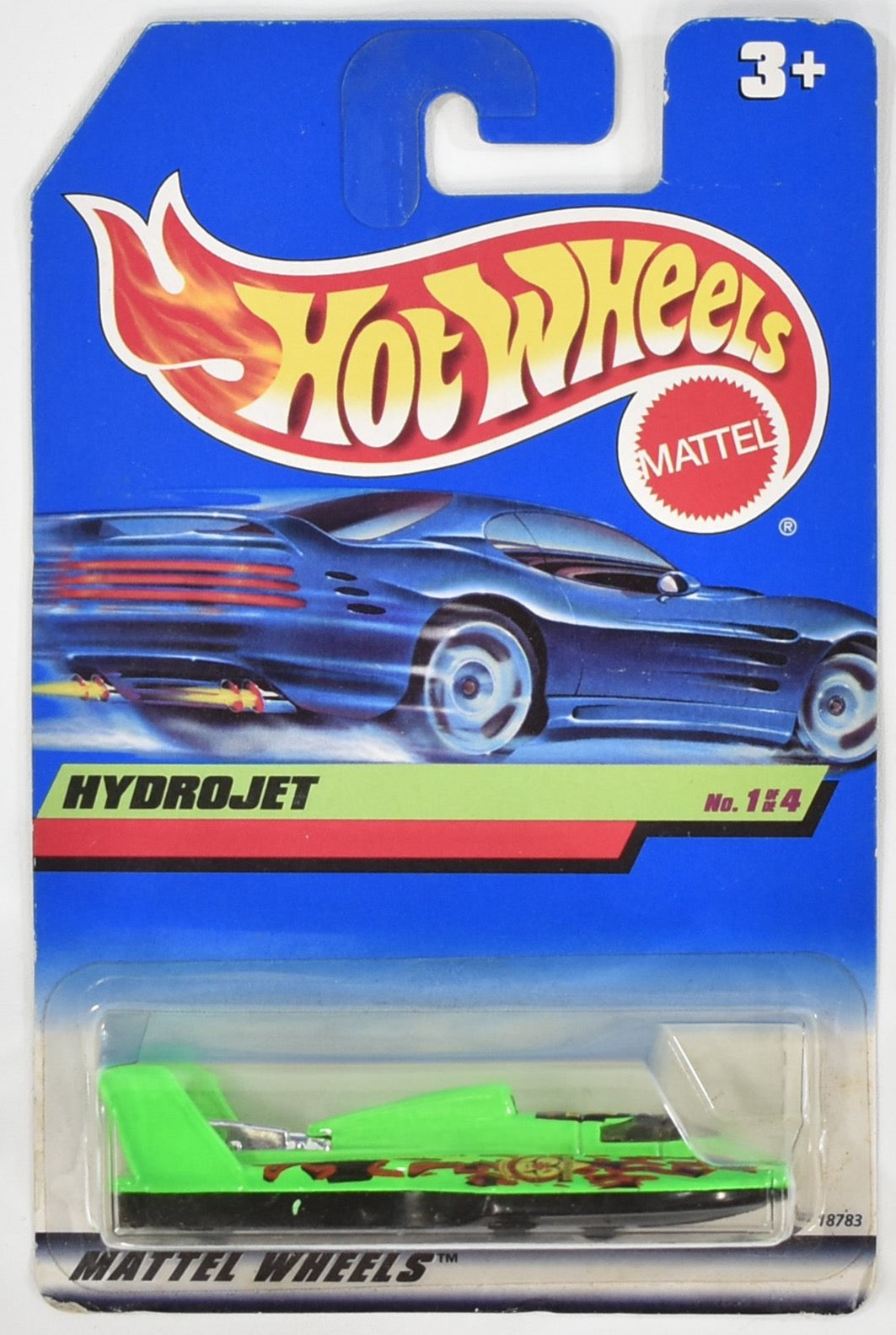 Hydrojet No. 1 of 4 Hot Wheels Car Mattel 1997 18783