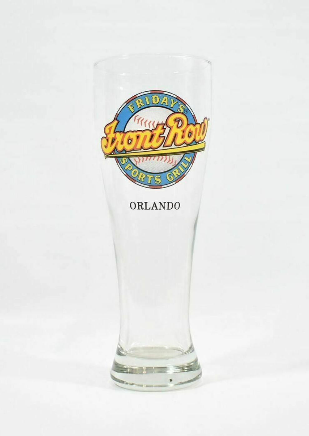 Friday’s Front Row Sports Grill Orlando Tall Glass Beer Glass
