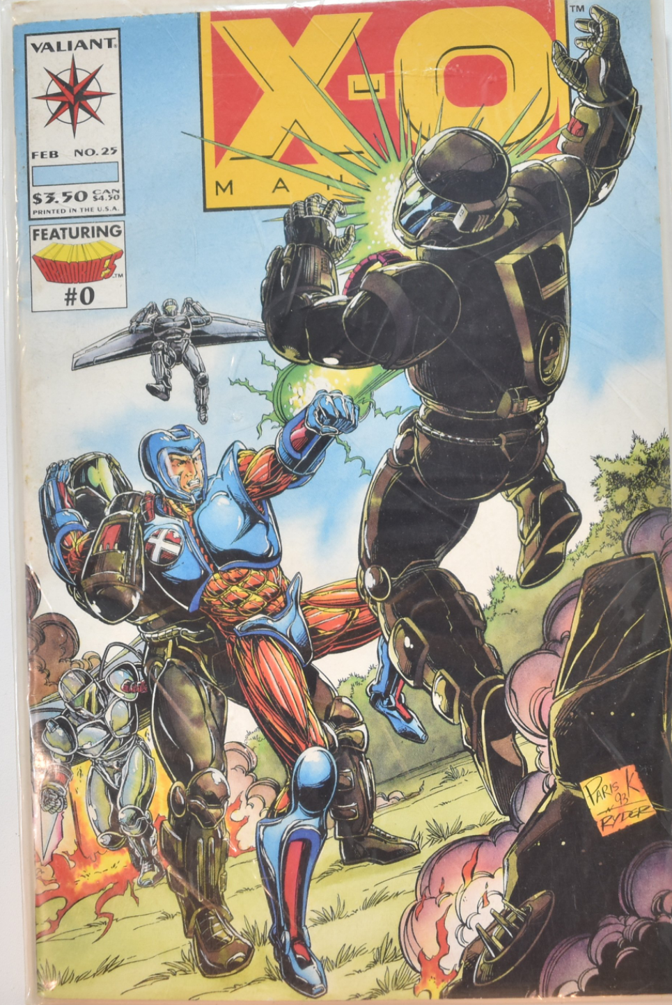 X-O no. 25 Valiant Comic book